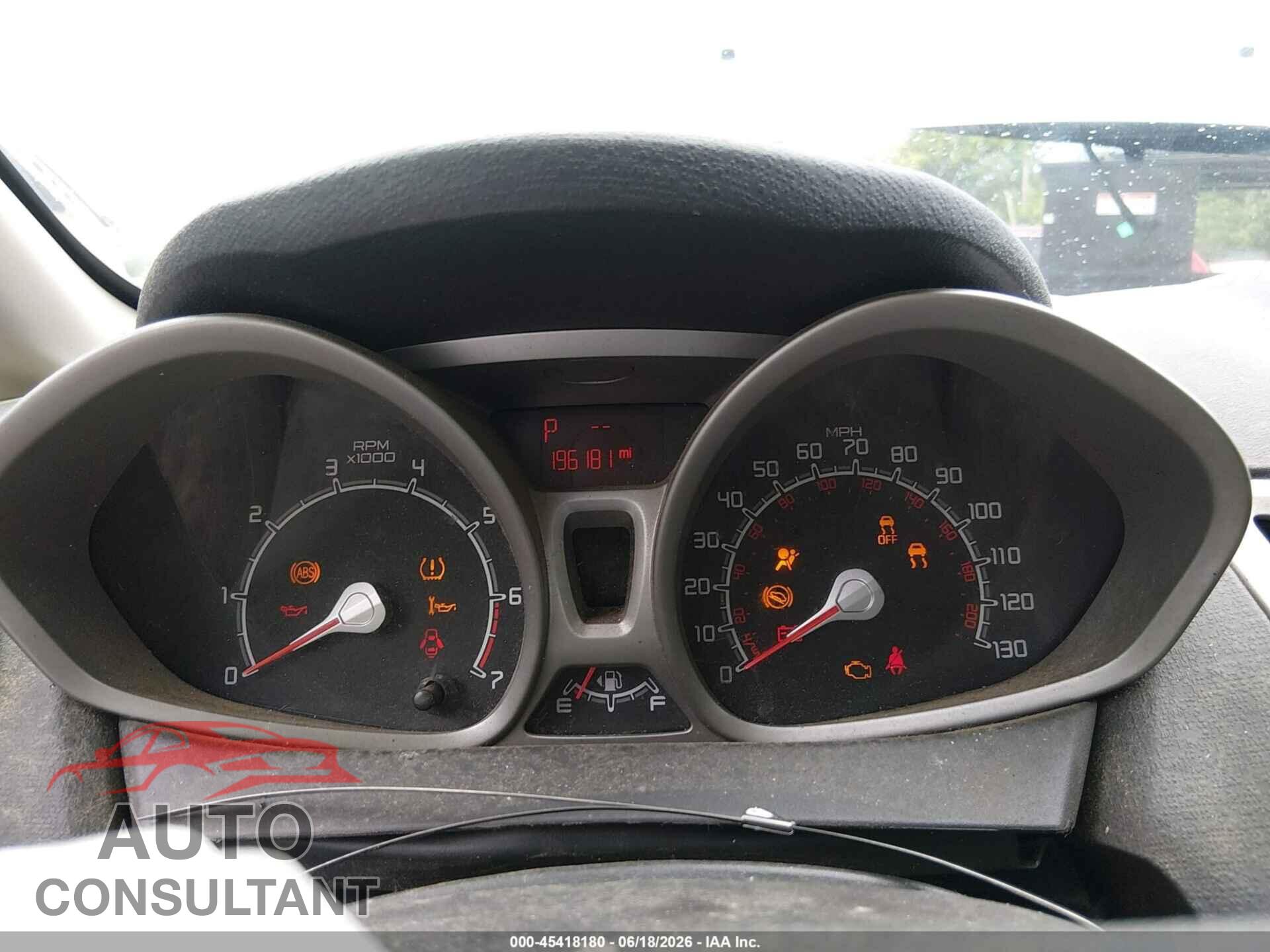 FORD FIESTA 2012 - 3FADP4EJ6CM132287