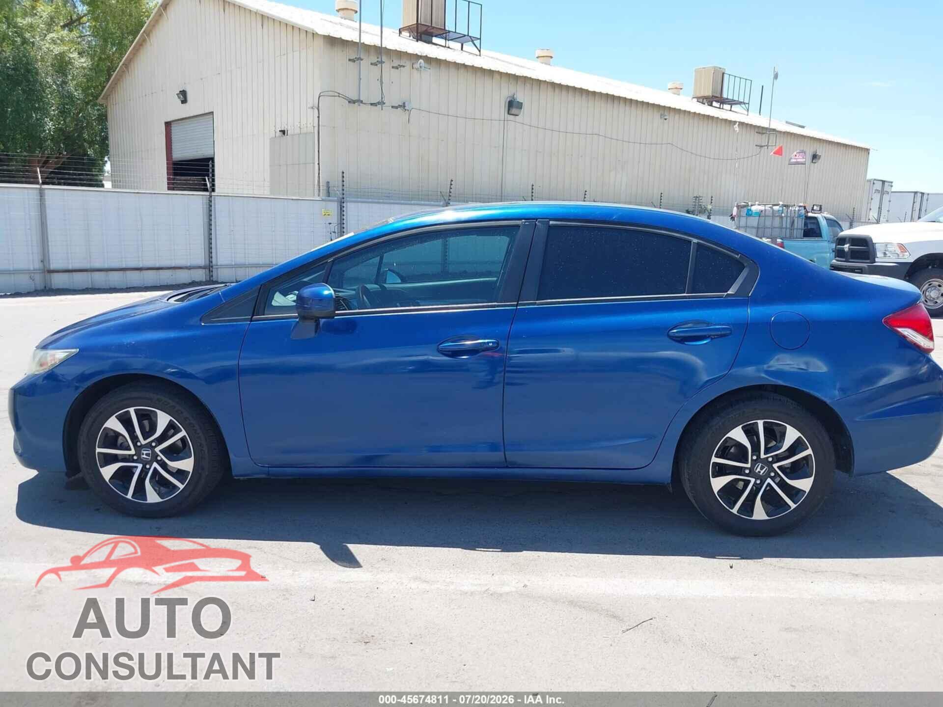HONDA CIVIC 2014 - 19XFB2F87EE255501