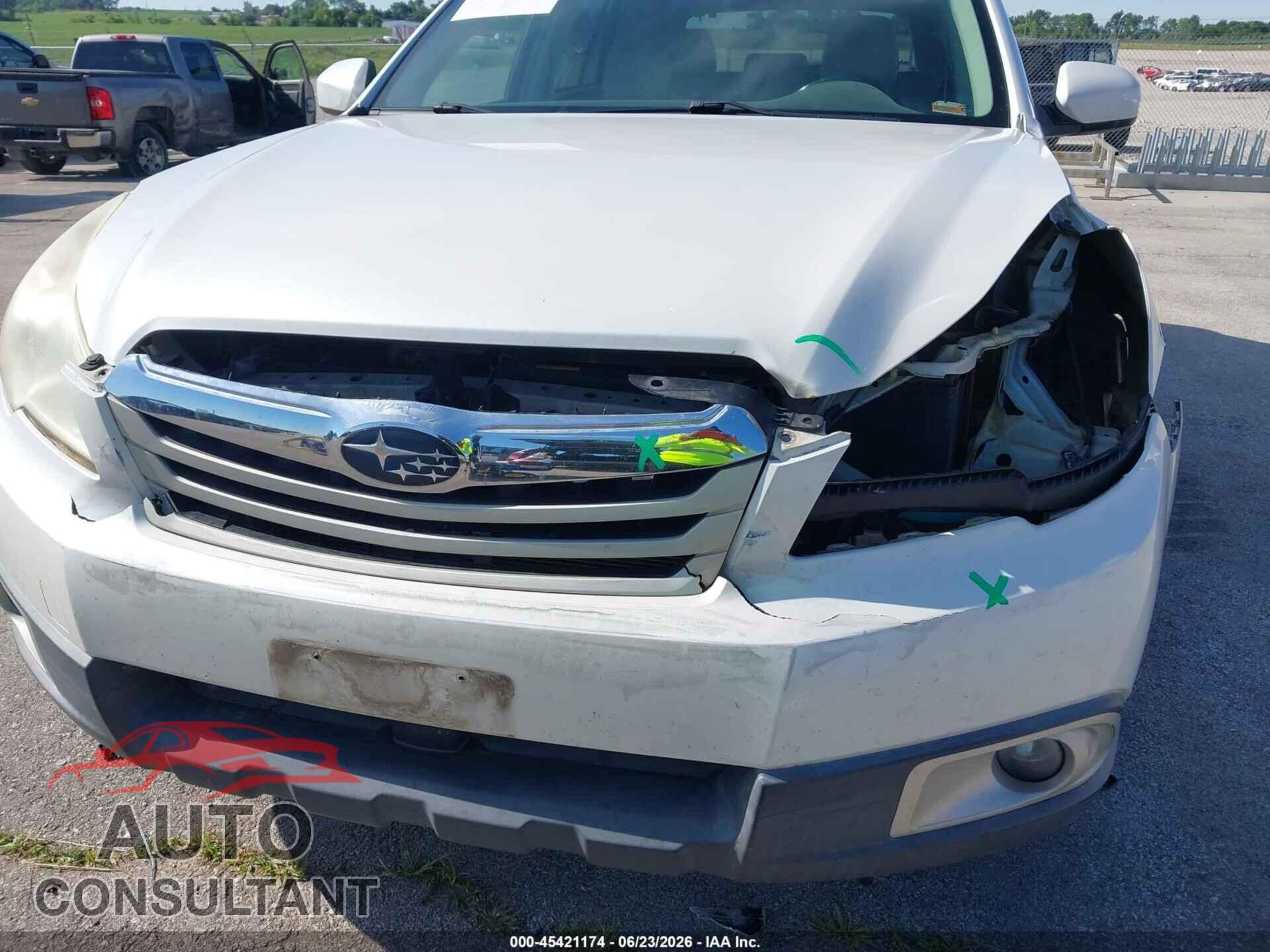 SUBARU OUTBACK 2012 - 4S4BRBCC6C3205529
