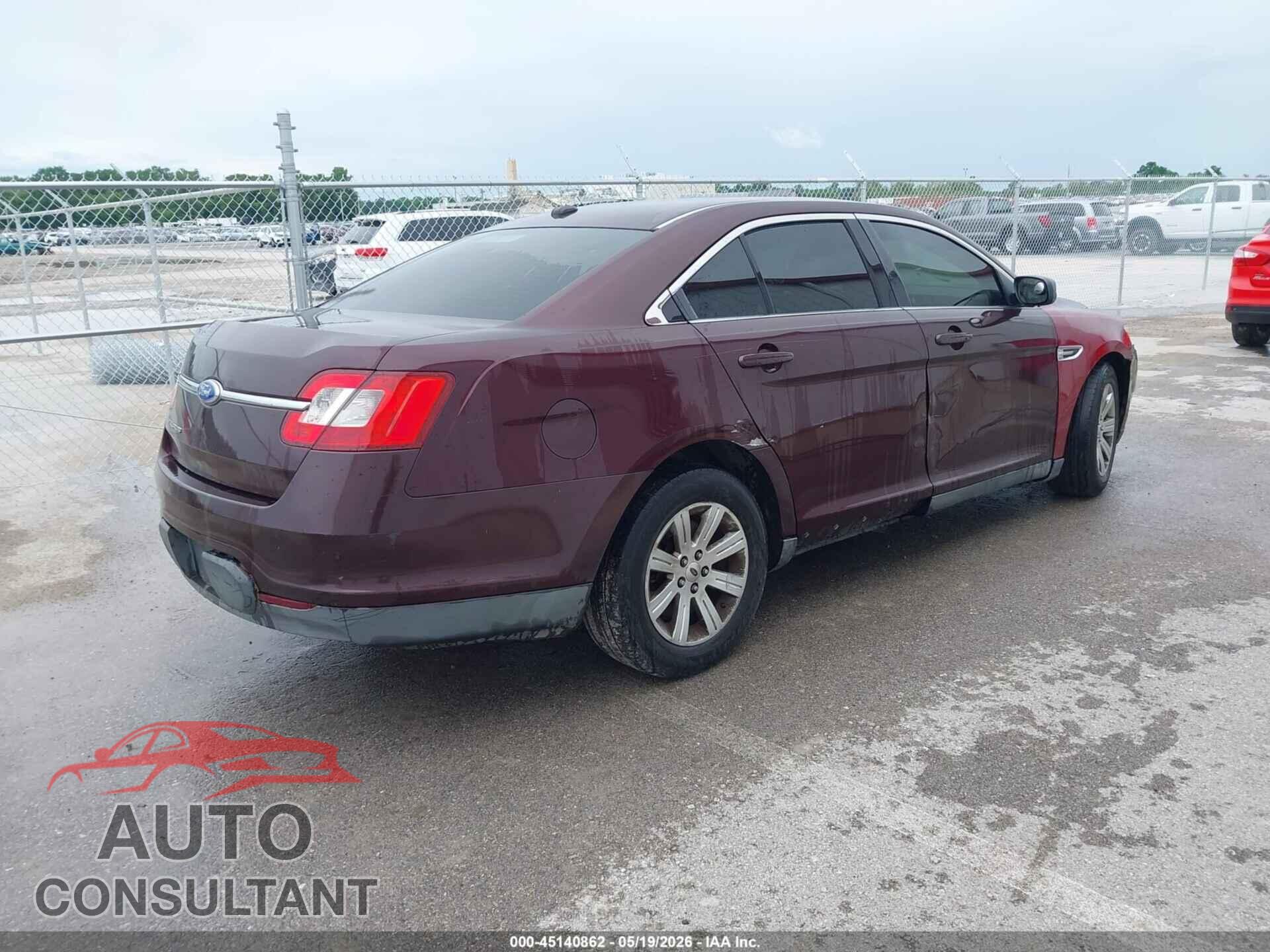 FORD TAURUS 2011 - 1FAHP2DW7BG180487