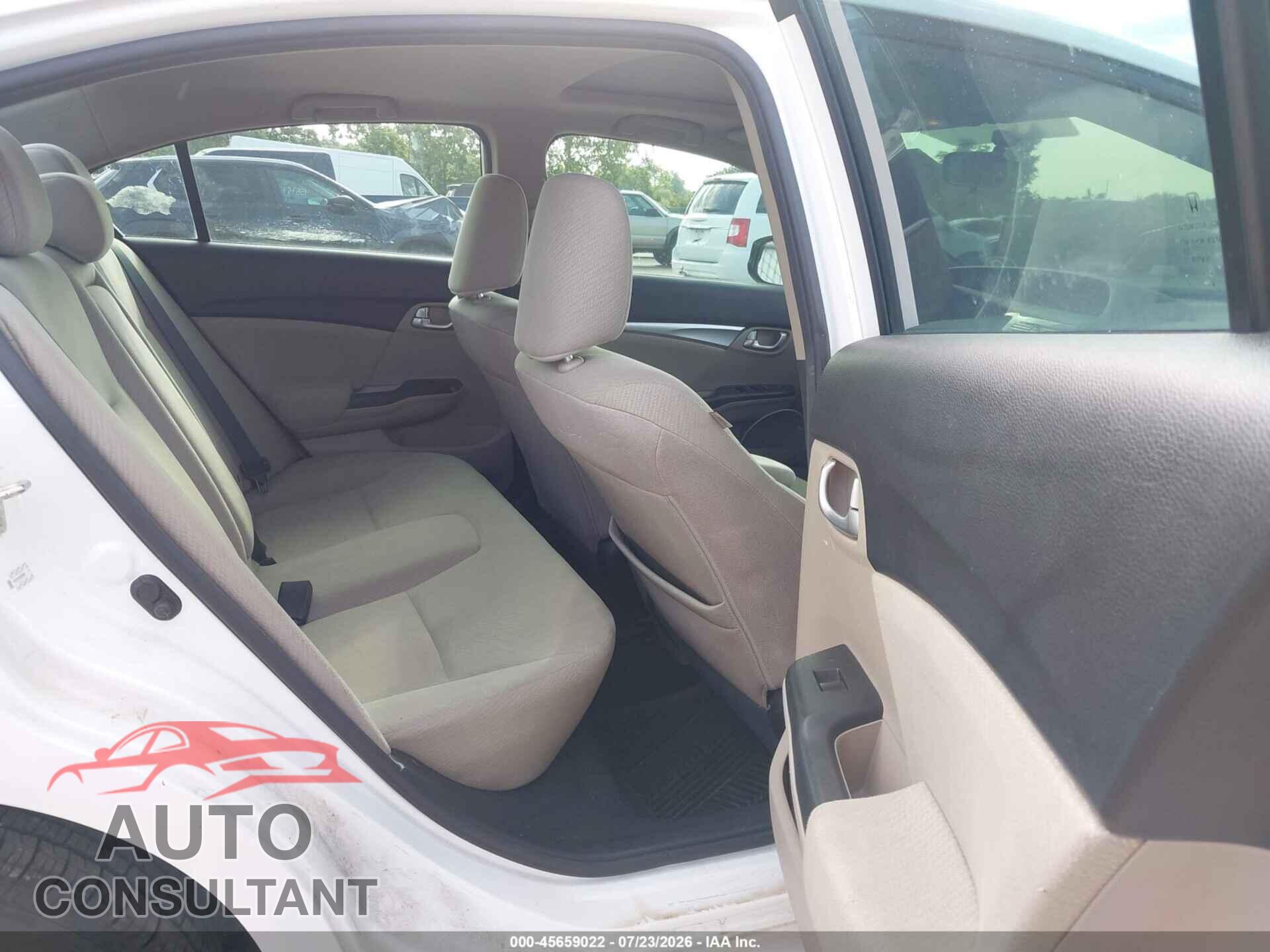 HONDA CIVIC 2013 - 19XFB2F83DE088391