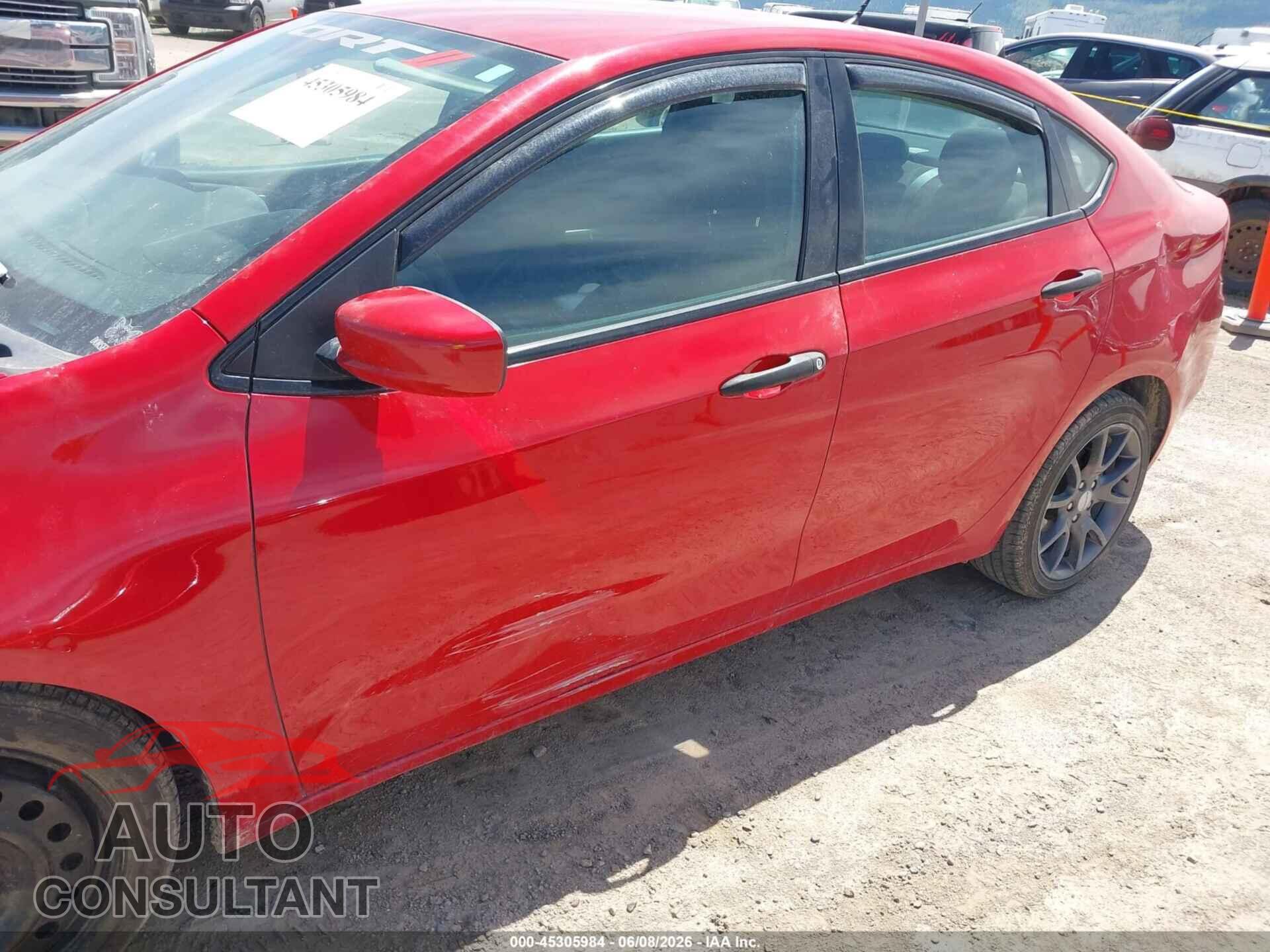 DODGE DART 2013 - 1C3CDFAA0DD201637