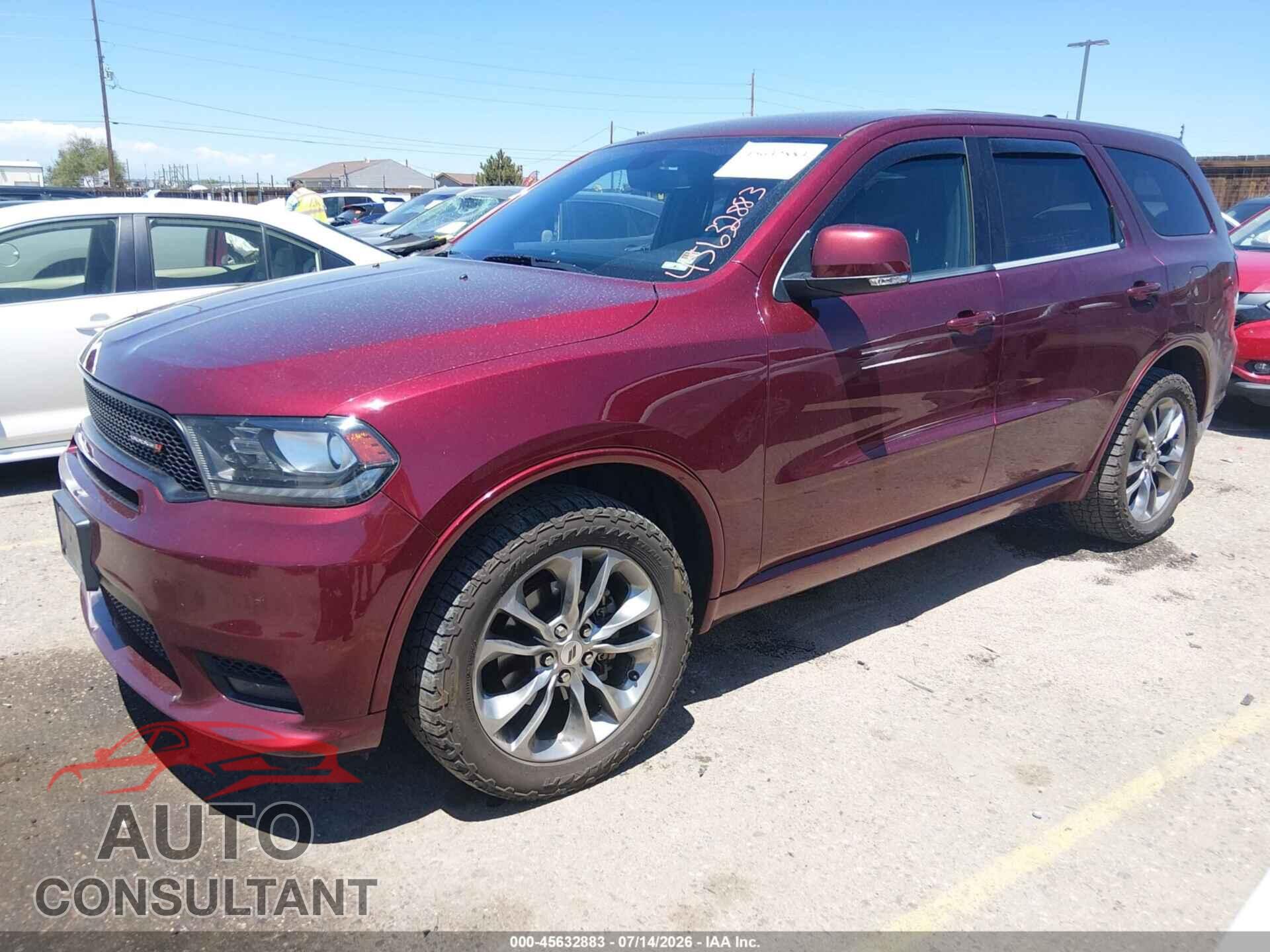 DODGE DURANGO 2019 - 1C4RDJDG7KC827309