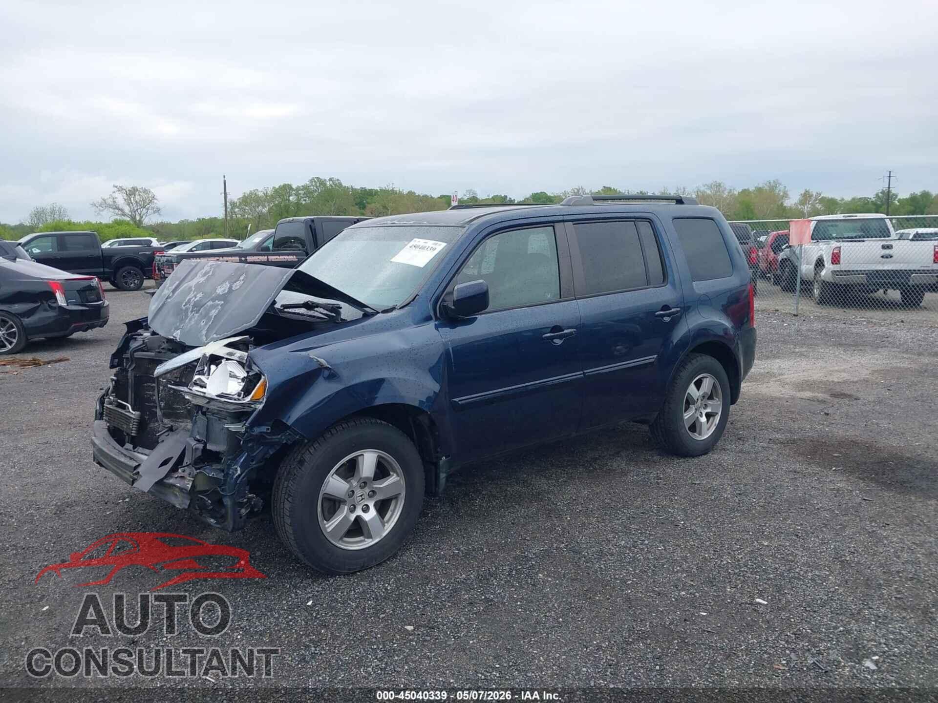 HONDA PILOT 2010 - 5FNYF4H4XAB034465