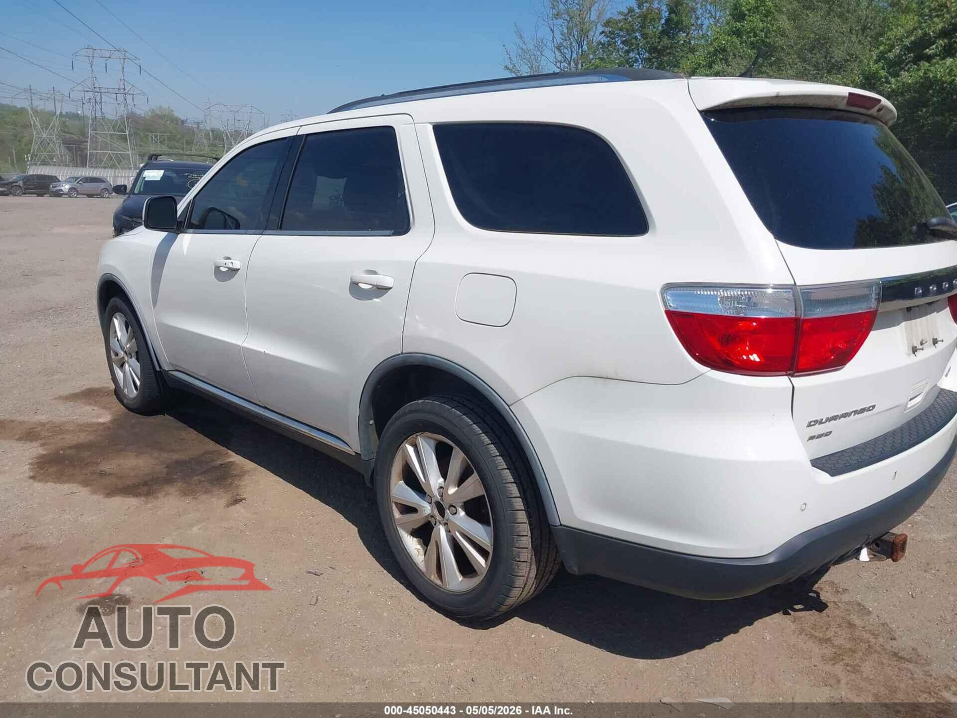 DODGE DURANGO 2012 - 1C4RDJDG7CC212972