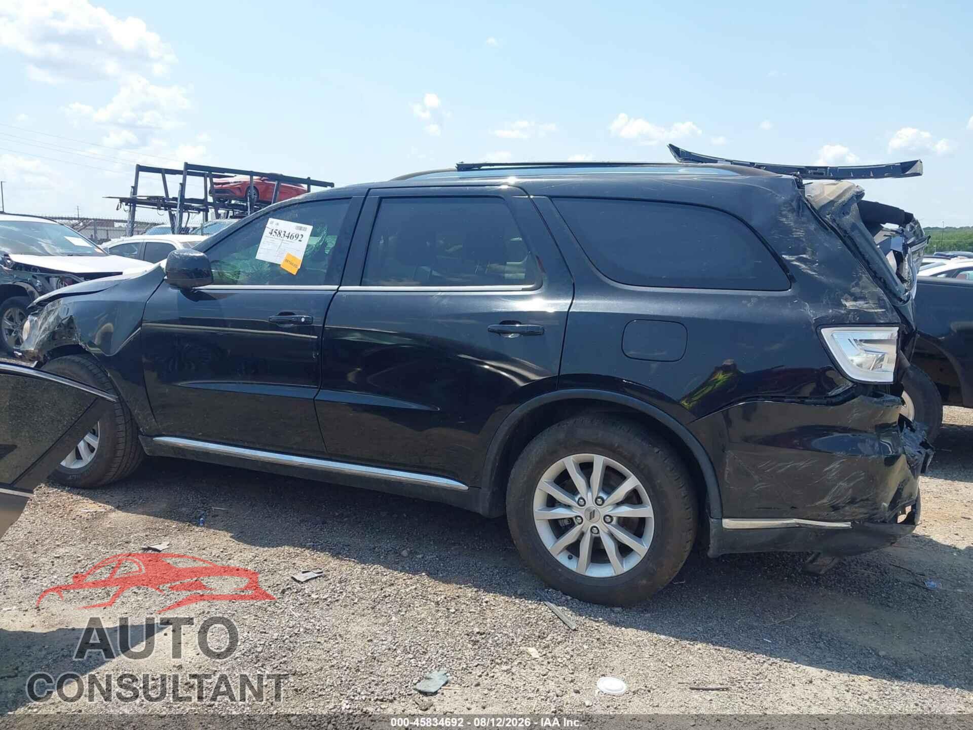 DODGE DURANGO 2019 - 1C4RDHAG3KC604634