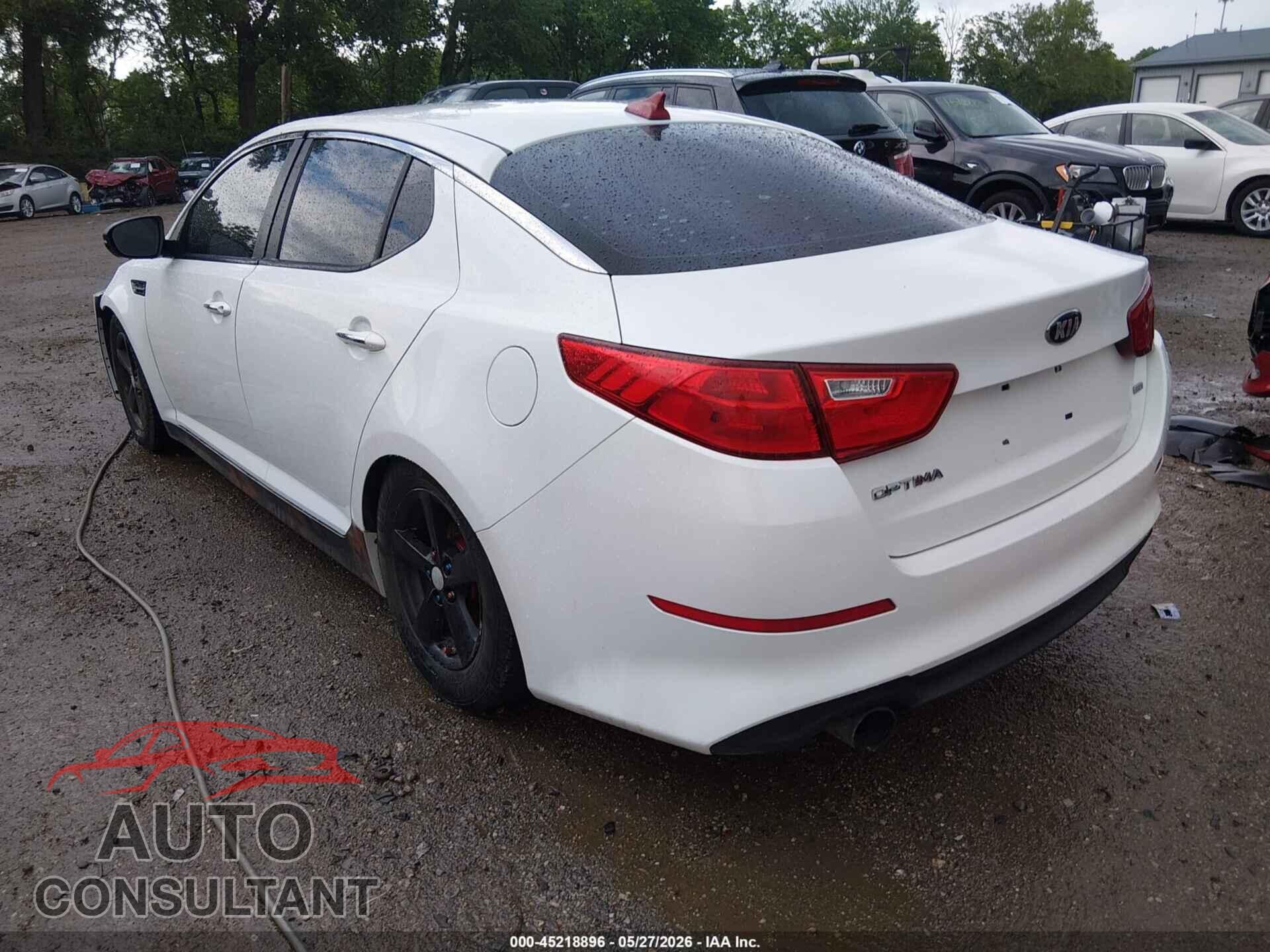 KIA OPTIMA 2014 - KNAGM4A76E5499755
