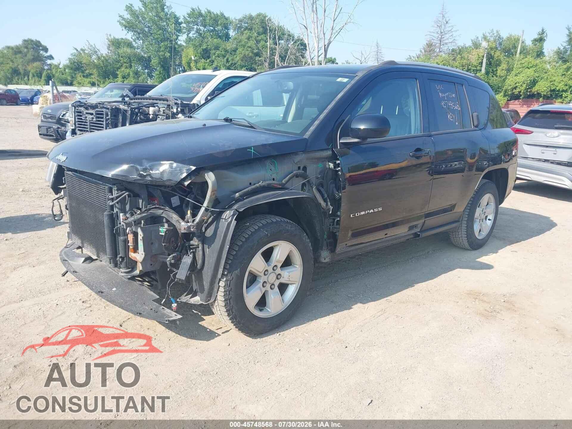 JEEP COMPASS 2017 - 1C4NJCEA2HD116889