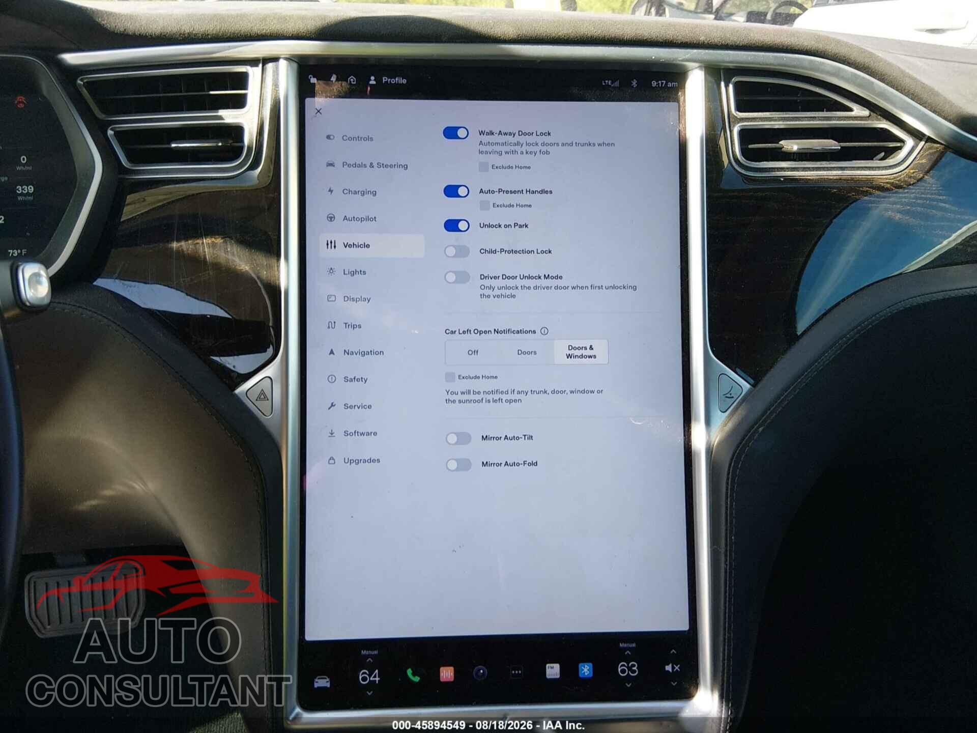 TESLA MODEL S 2016 - 5YJSA1E20GF146268