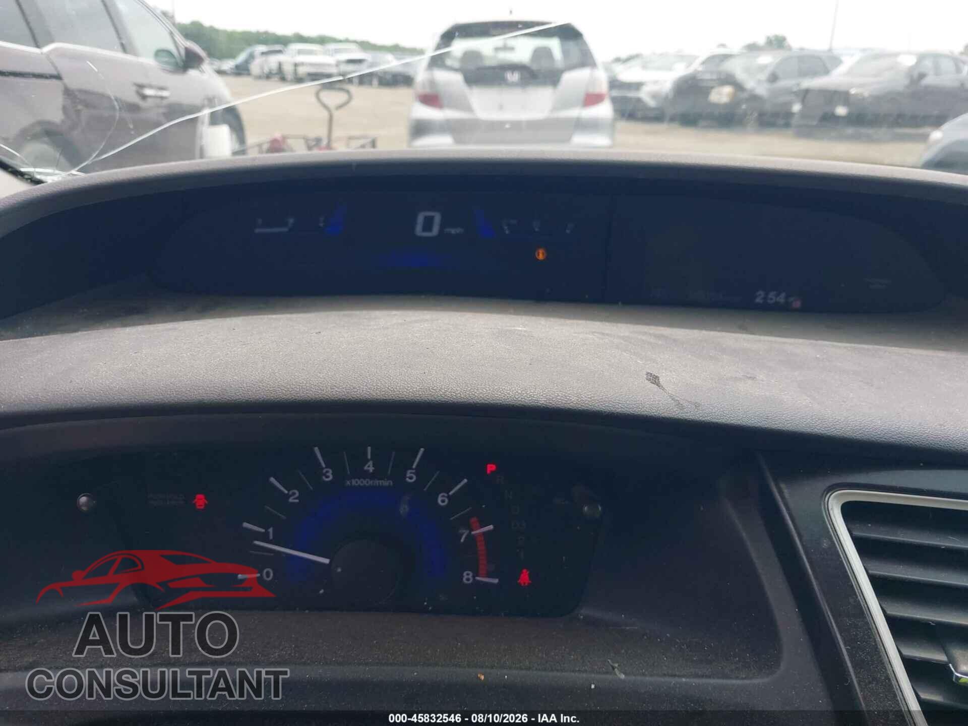 HONDA CIVIC 2013 - 19XFB2F57DE072622
