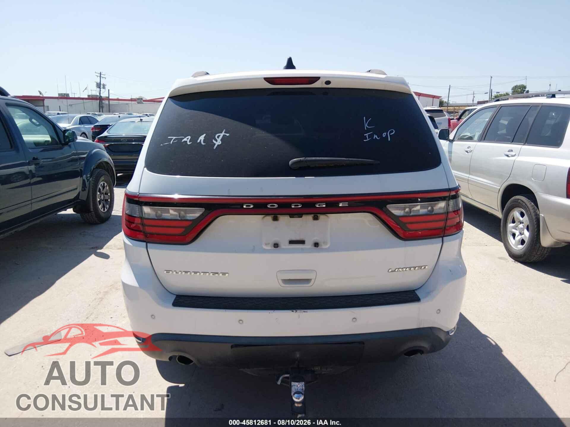 DODGE DURANGO 2014 - 1C4SDHDT9EC428171