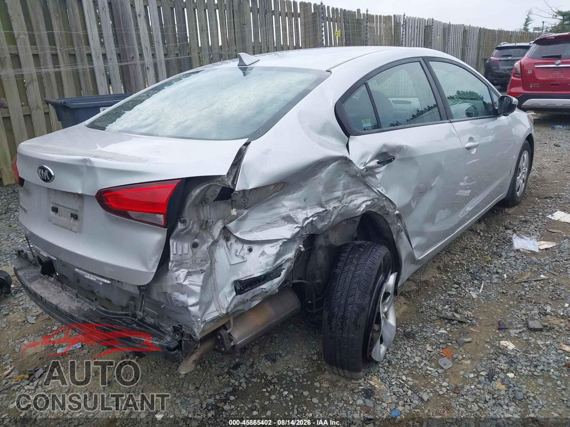 KIA FORTE 2017 - 3KPFK4A72HE108100