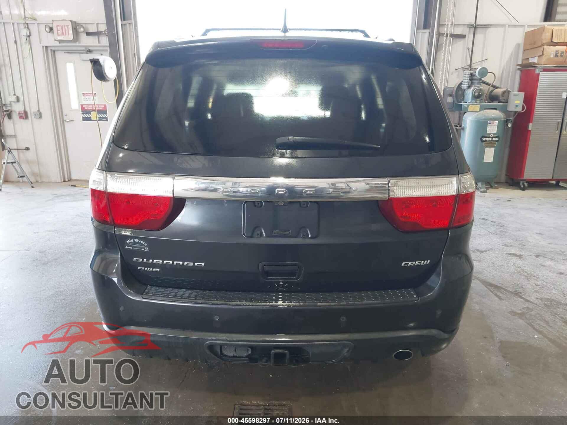 DODGE DURANGO 2012 - 1C4RDJDG3CC240168