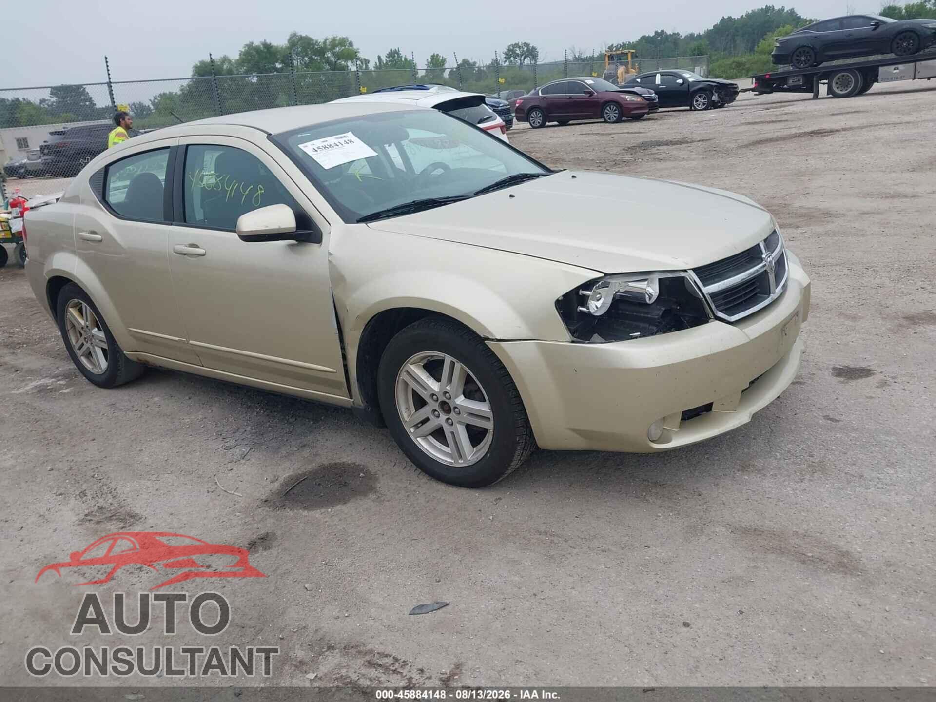 DODGE AVENGER 2010 - 1B3CC5FB2AN134945