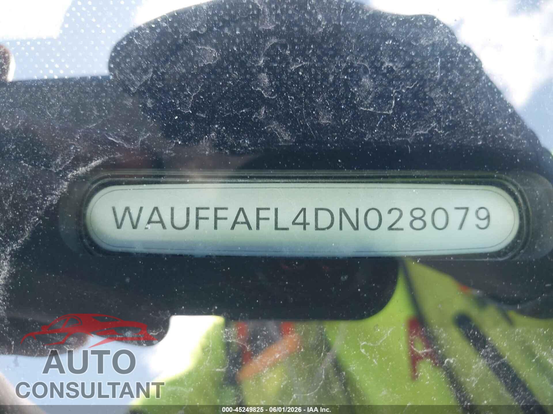 AUDI A4 2013 - WAUFFAFL4DN028079