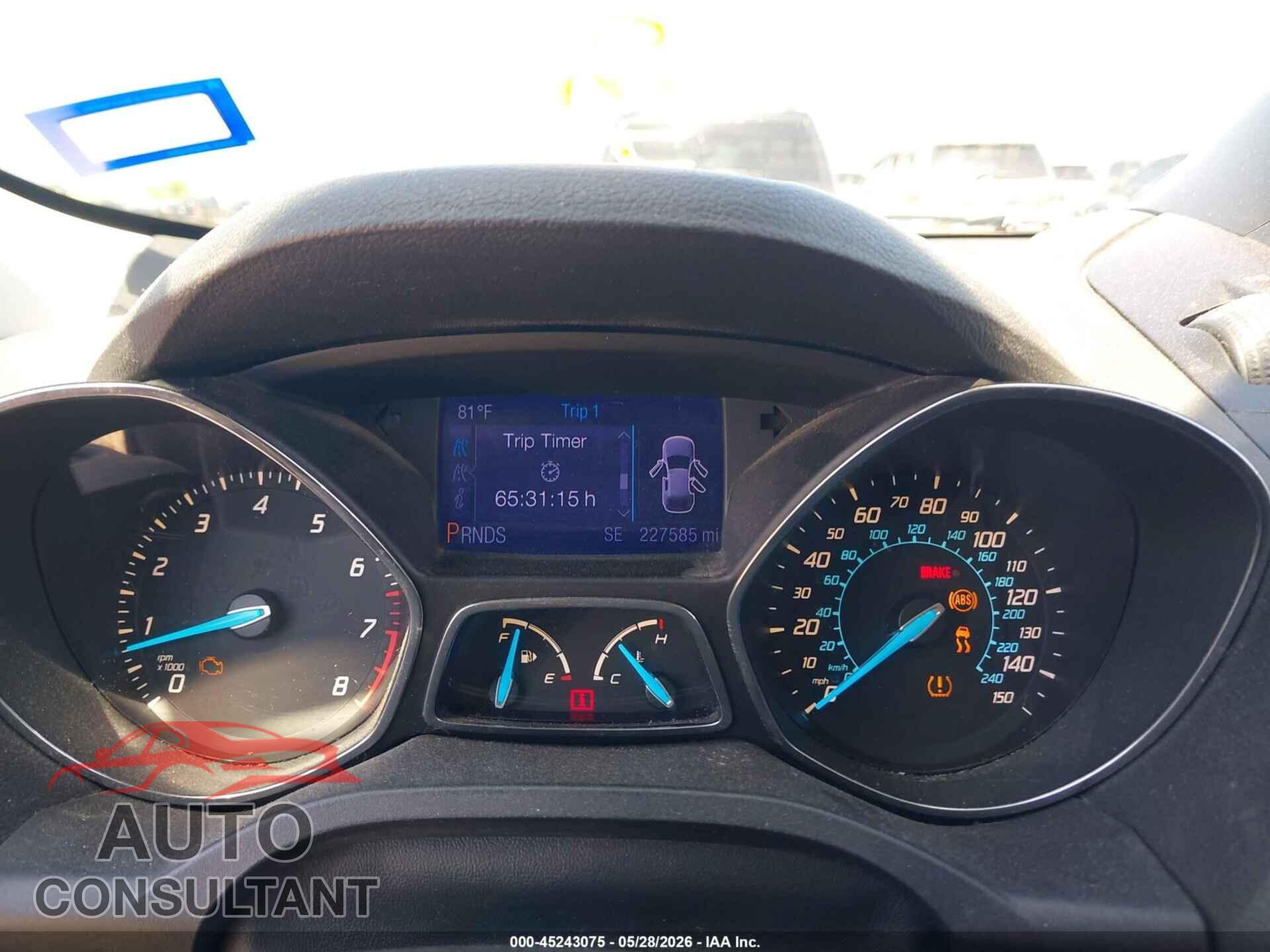 FORD ESCAPE 2013 - 1FMCU0F75DUB54512