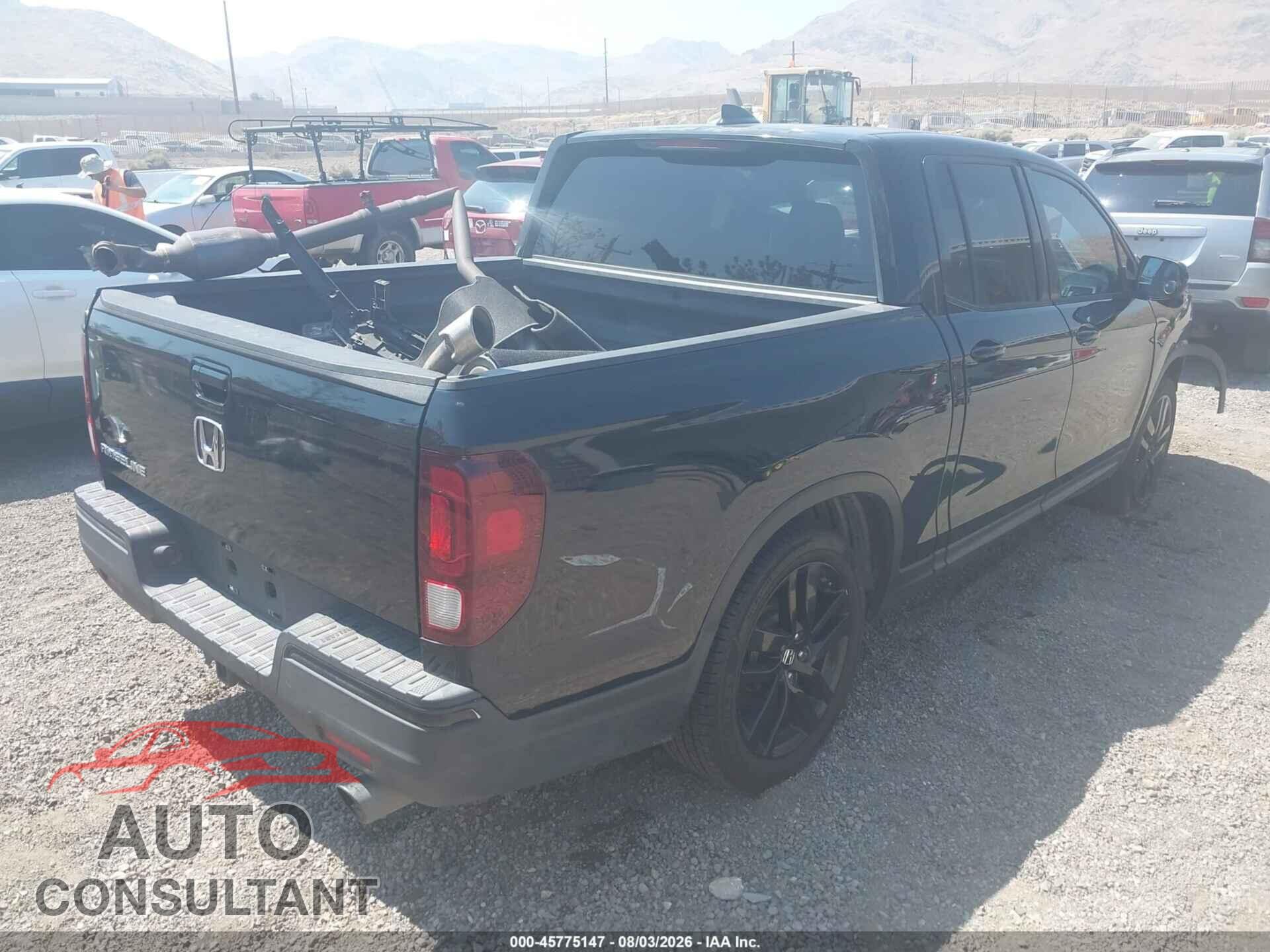 HONDA RIDGELINE 2017 - 5FPYK2F68HB006248