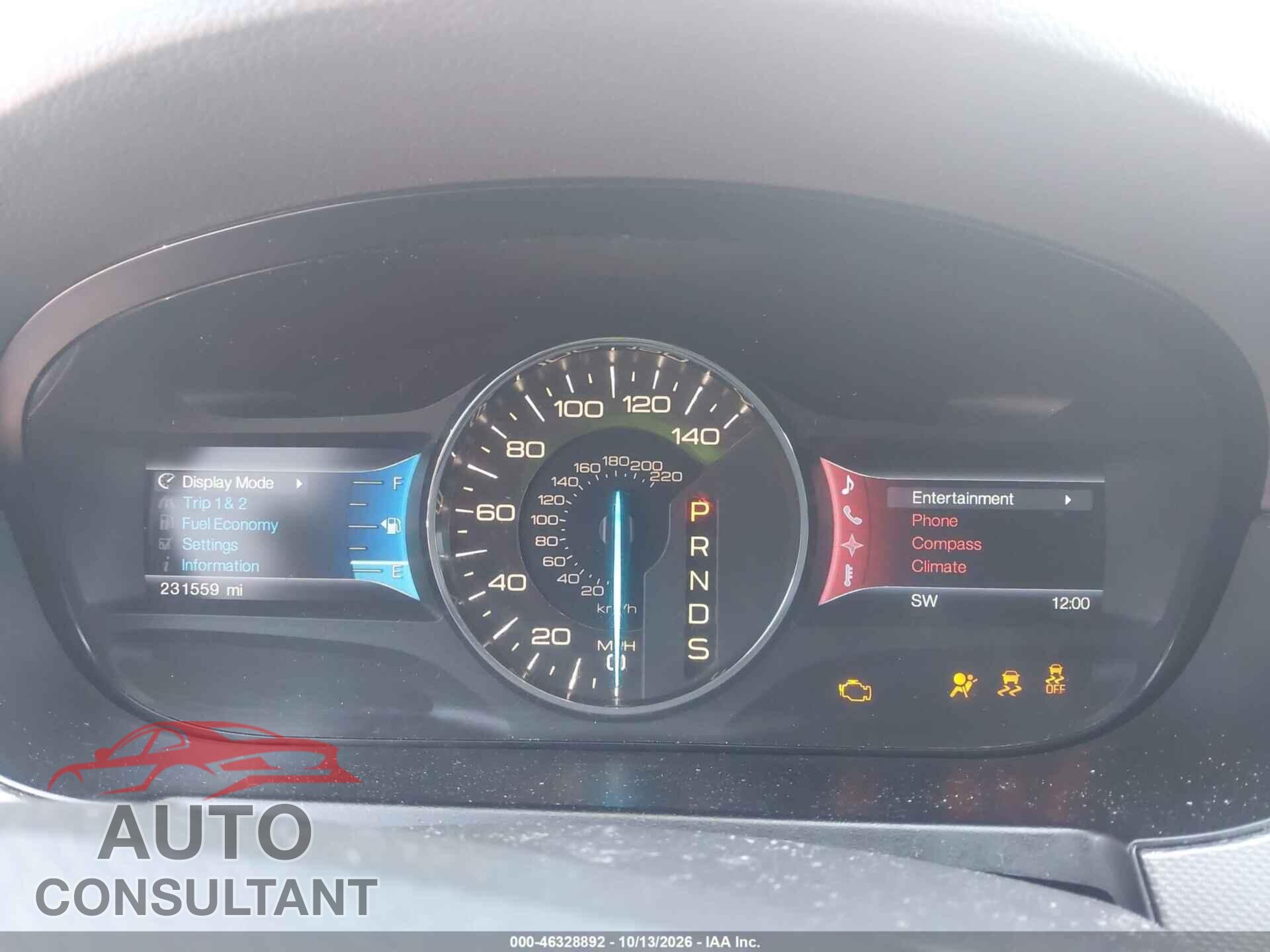 FORD EDGE 2013 - 2FMDK3JC4DBC20506