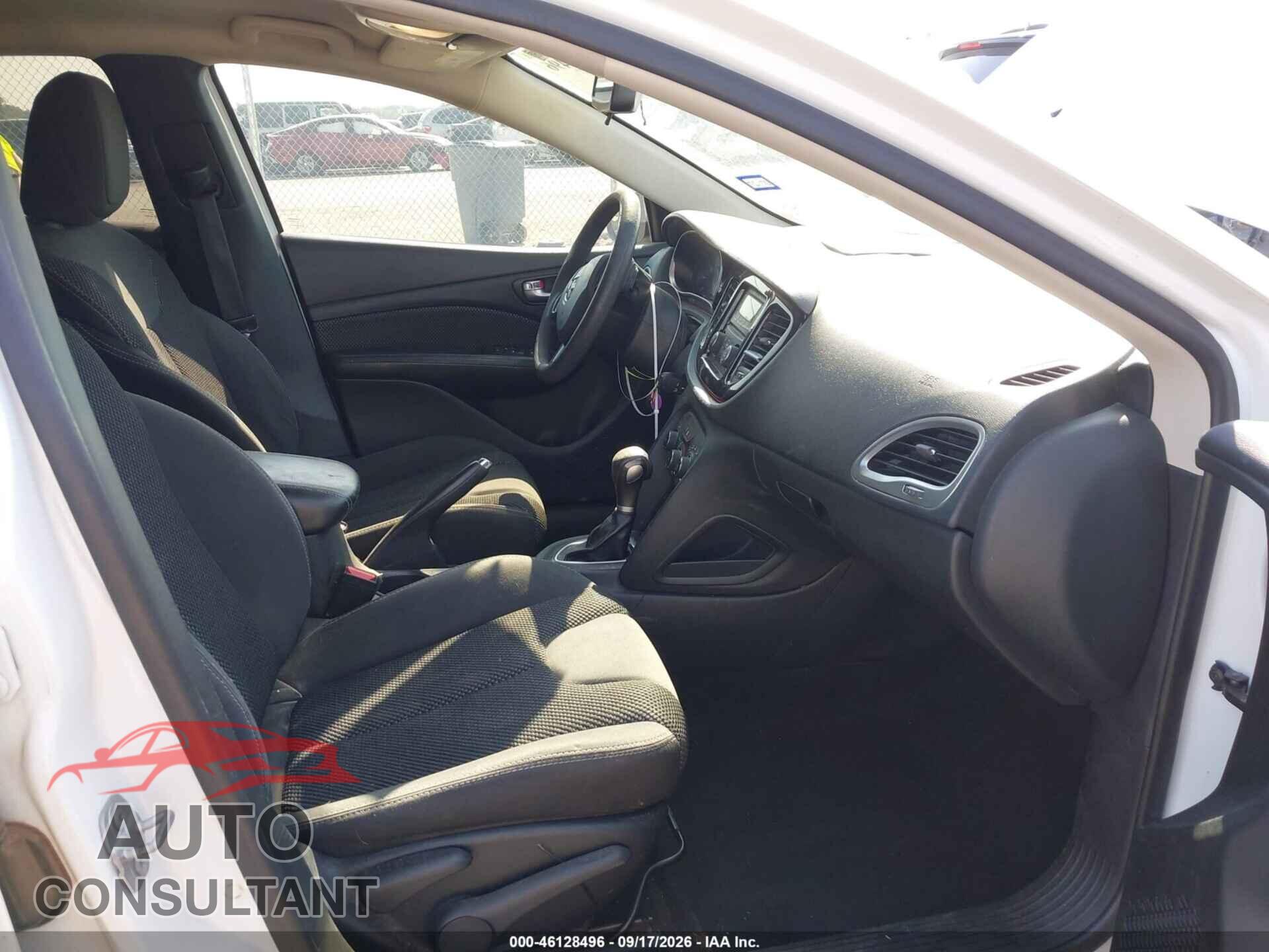 DODGE DART 2016 - 1C3CDFBBXGD689751