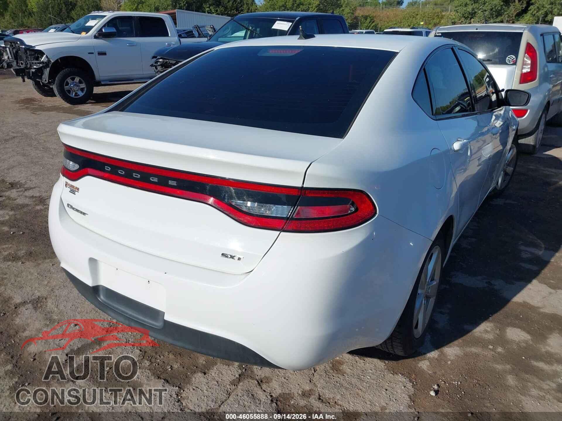 DODGE DART 2015 - 1C3CDFBB5FD373463