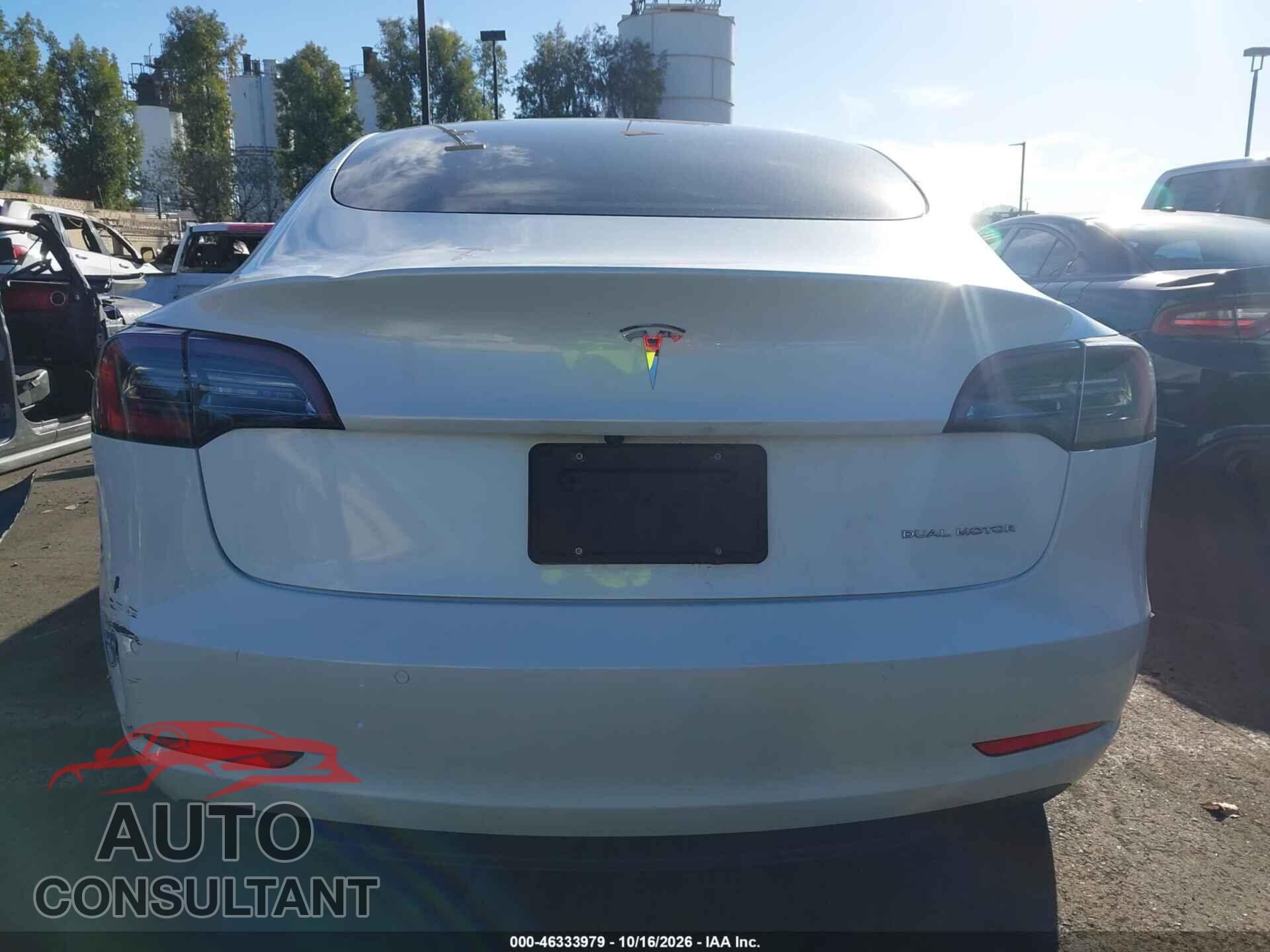 TESLA MODEL 3 2021 - 5YJ3E1EB8MF872397