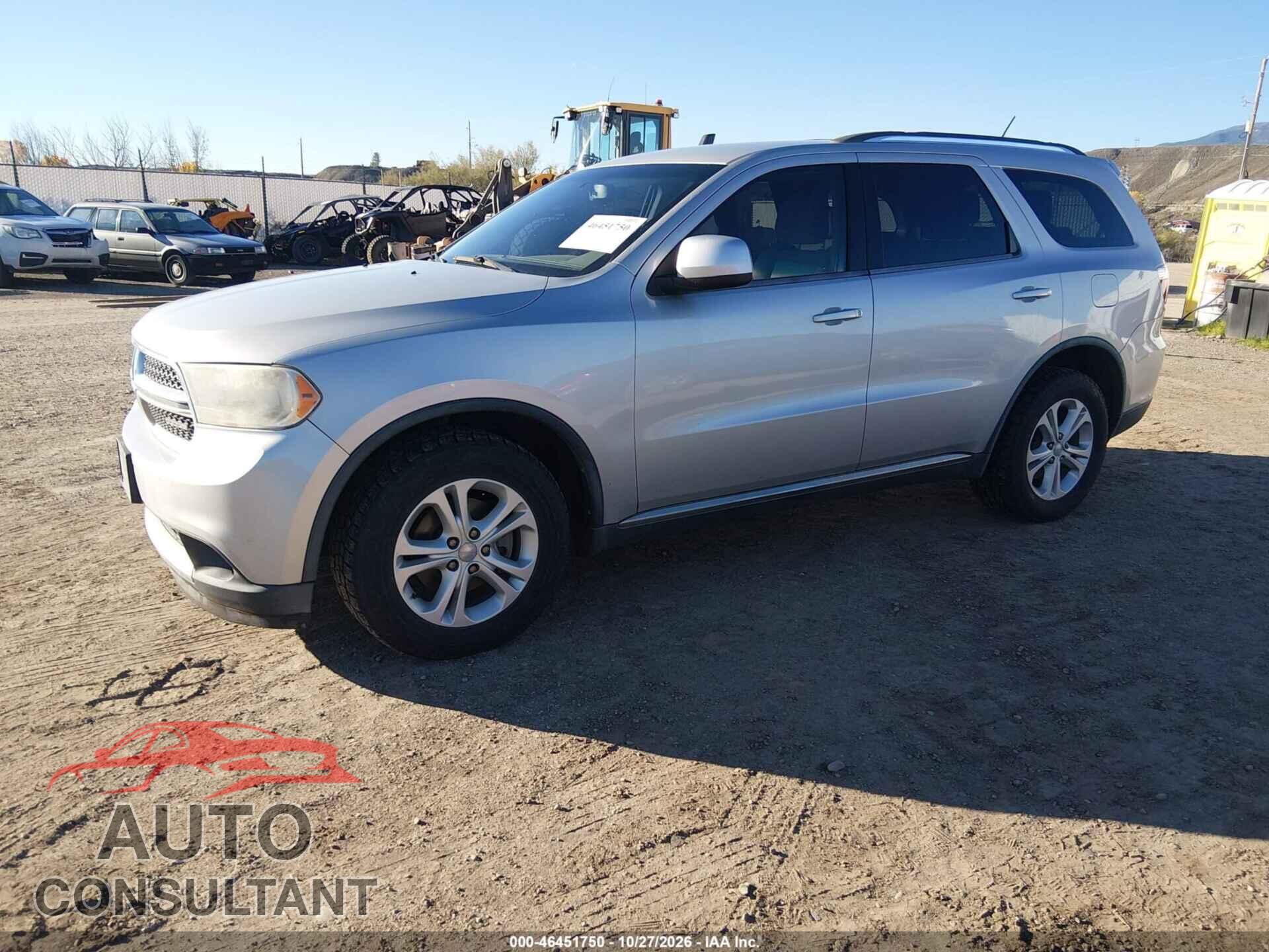 DODGE DURANGO 2012 - 1C4RDJAG8CC212855