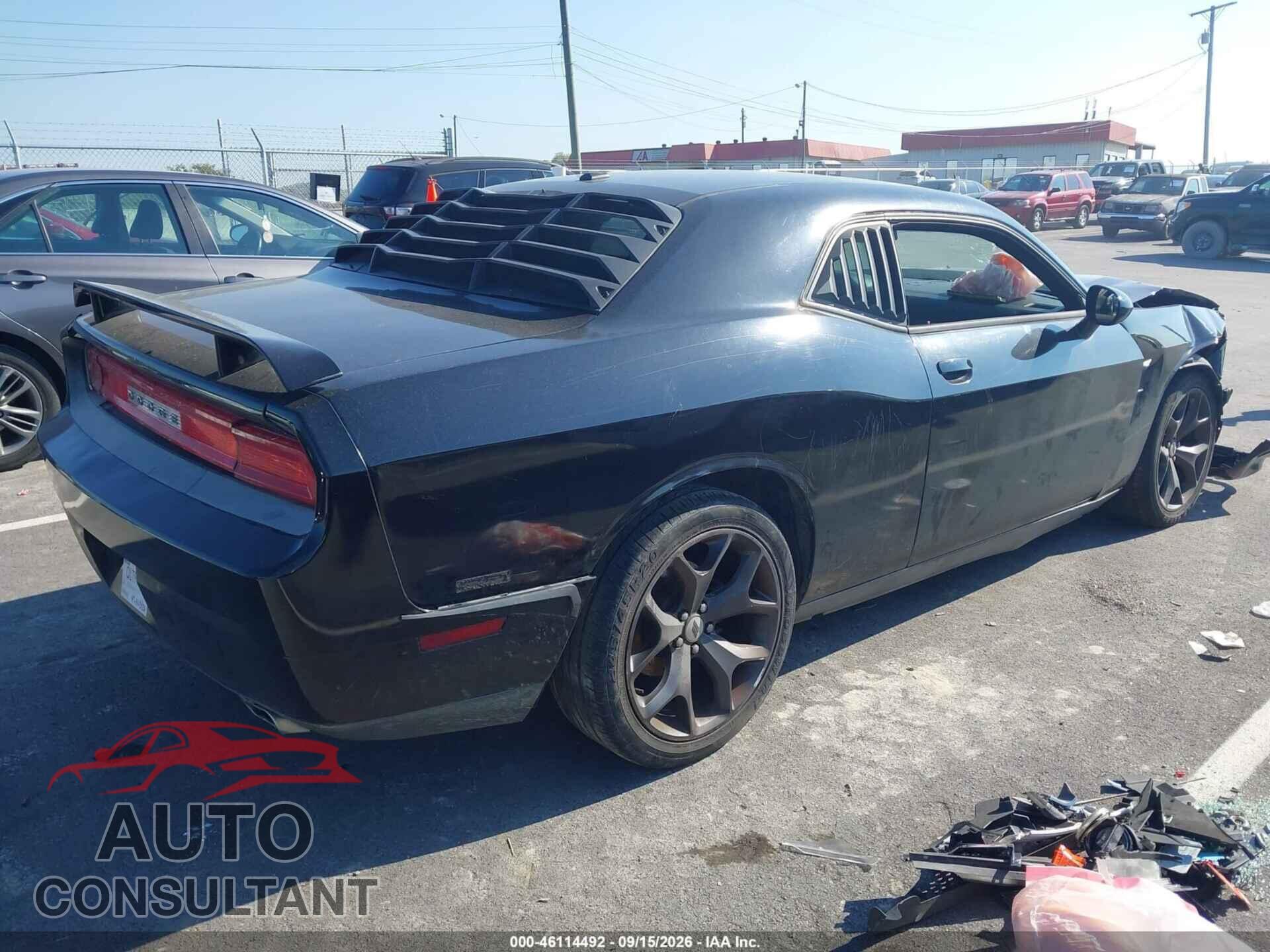 DODGE CHALLENGER 2012 - 2C3CDYAGXCH137477