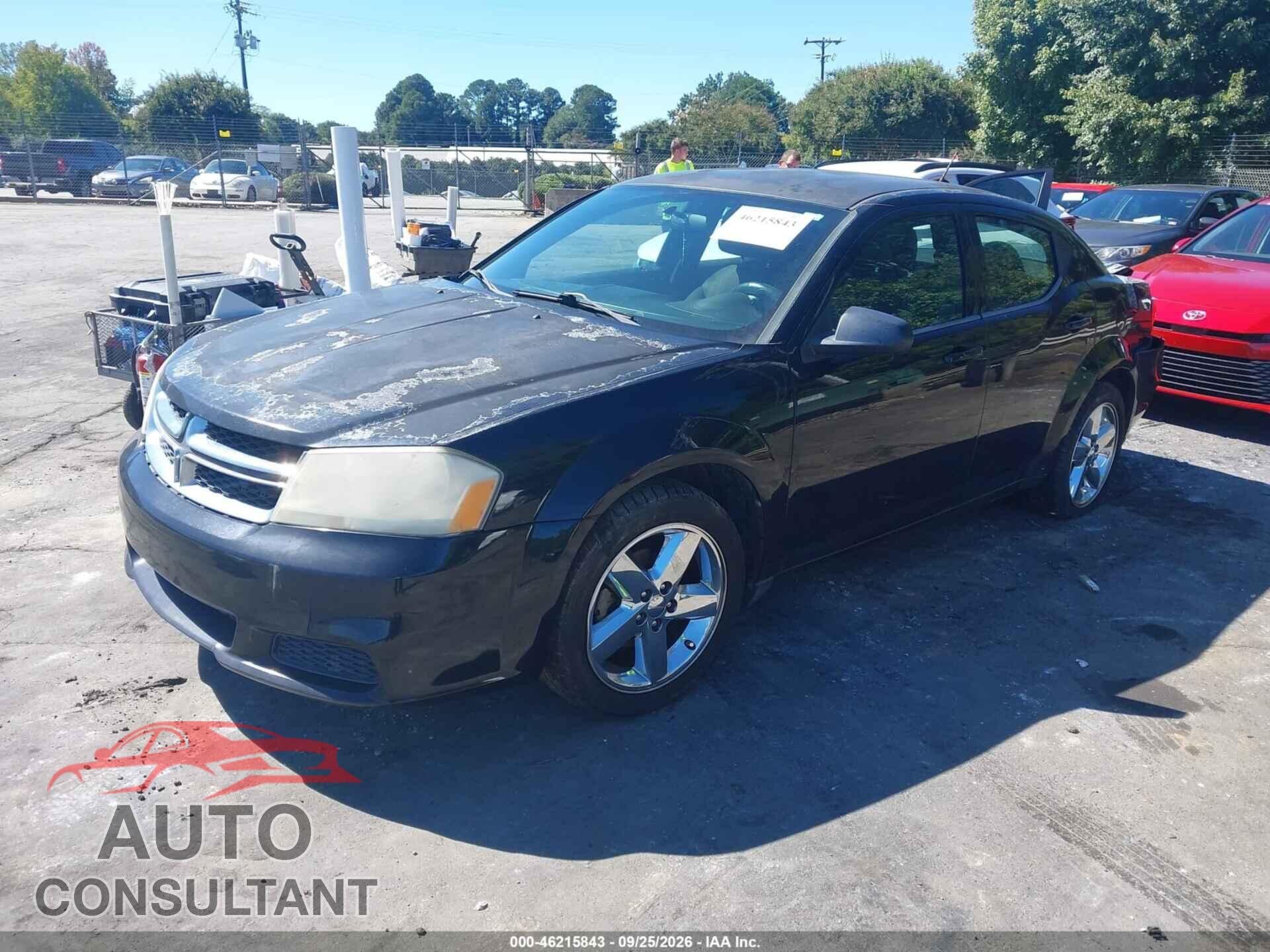 DODGE AVENGER 2013 - 1C3CDZAB6DN540939