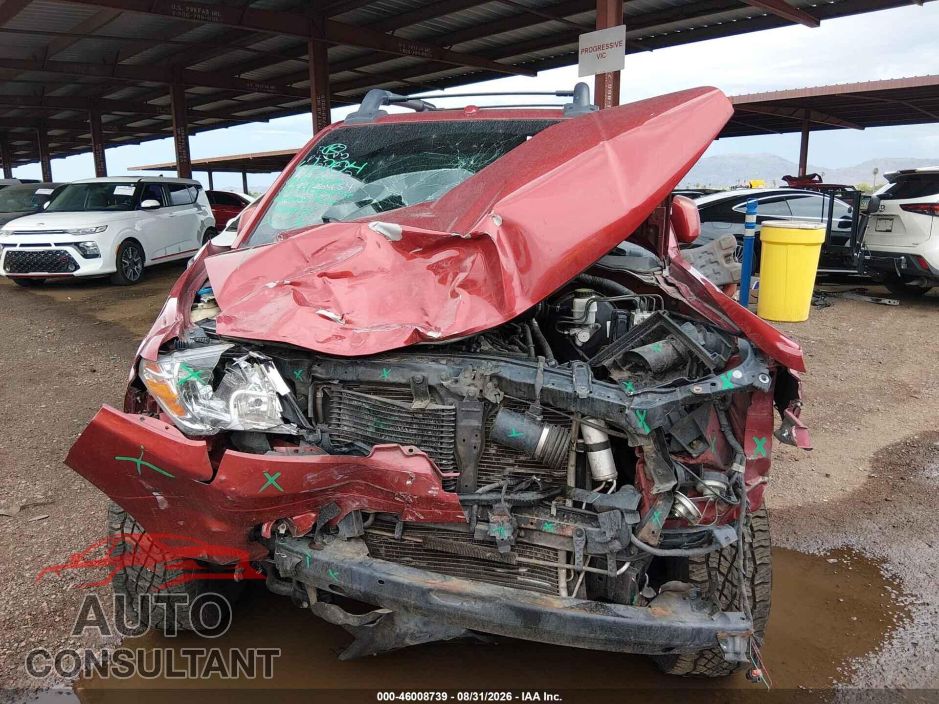 NISSAN FRONTIER 2012 - 1N6AD0EV8CC466434