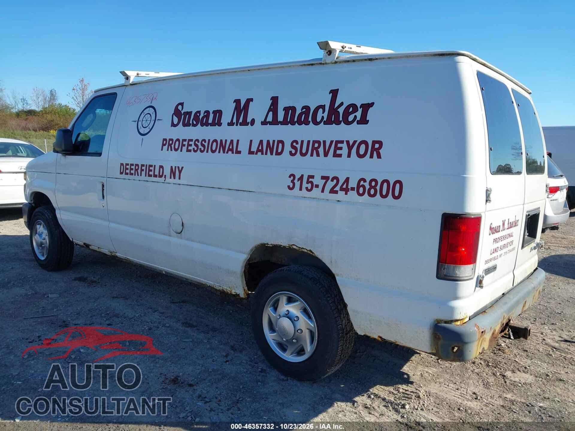 FORD E-150 2010 - 1FTNE1EL7ADA47018