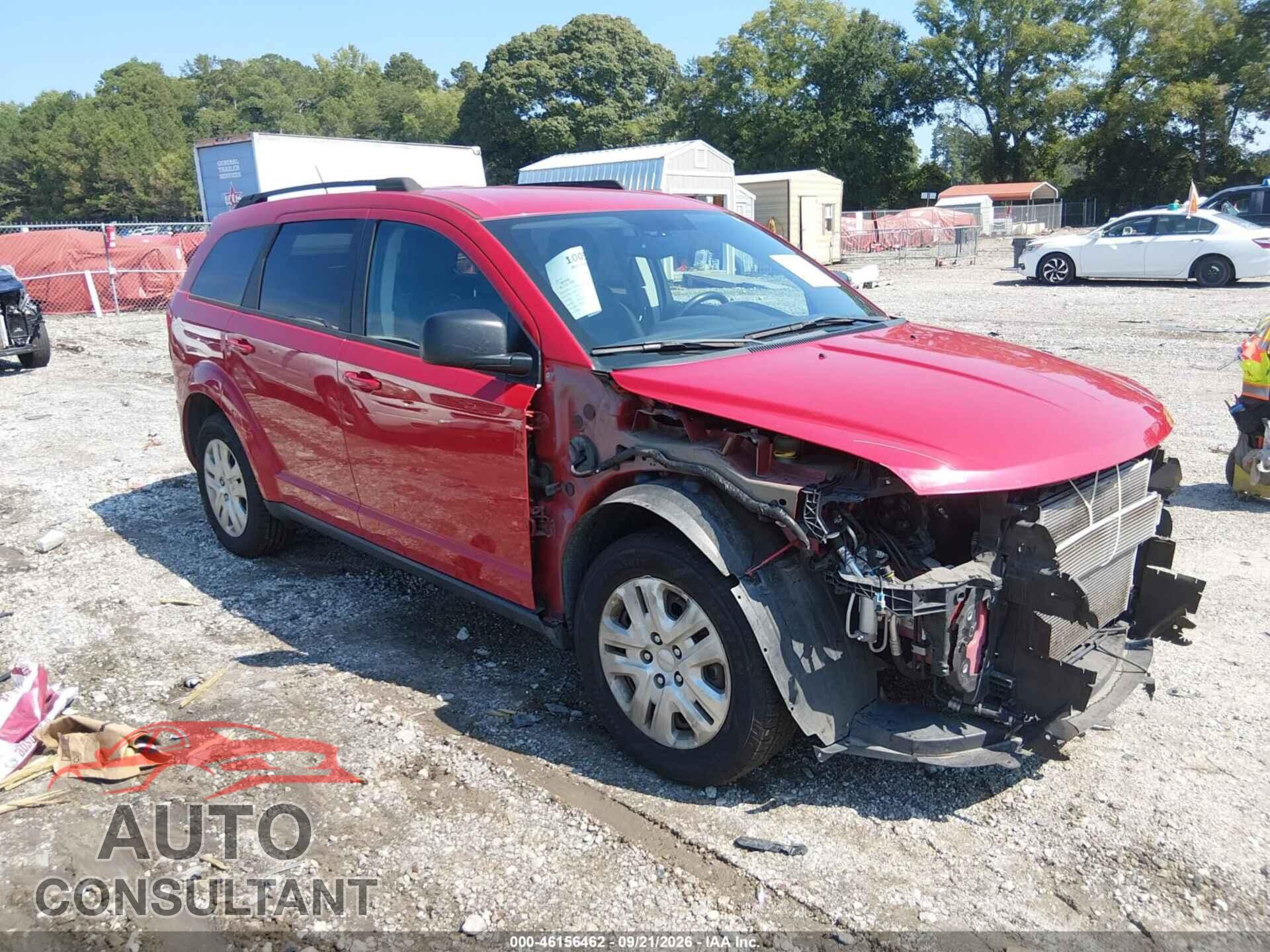 DODGE JOURNEY 2017 - 3C4PDCAB7HT626843