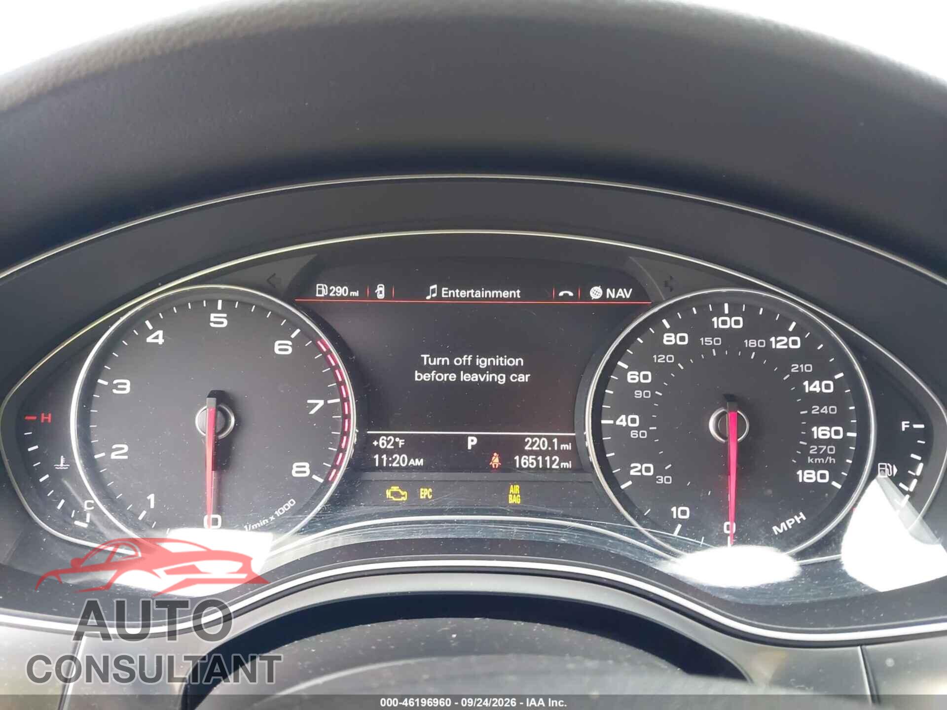 AUDI A6 2013 - WAUGFBFC2DN085634
