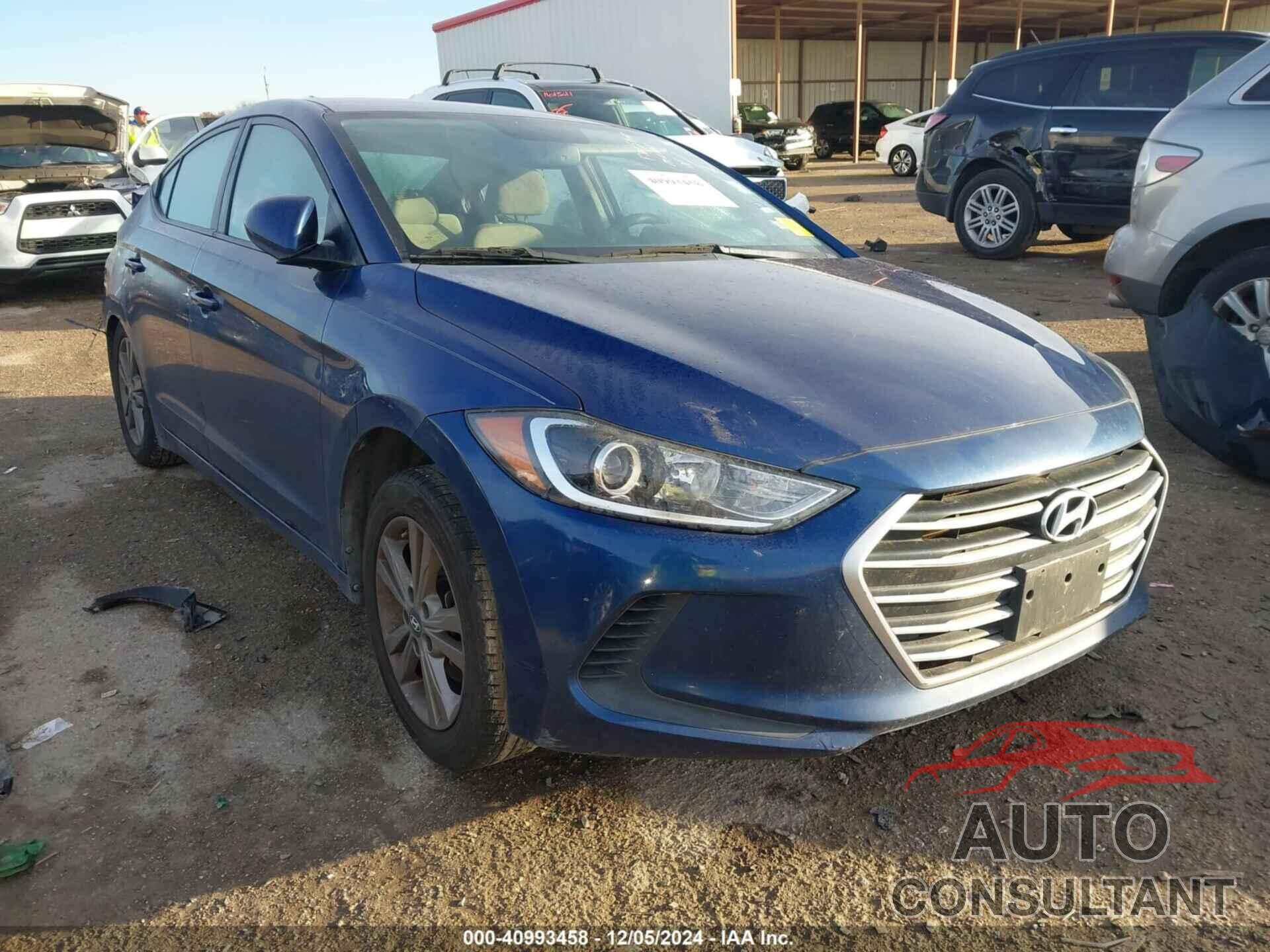 HYUNDAI ELANTRA 2018 - 5NPD84LF6JH245570