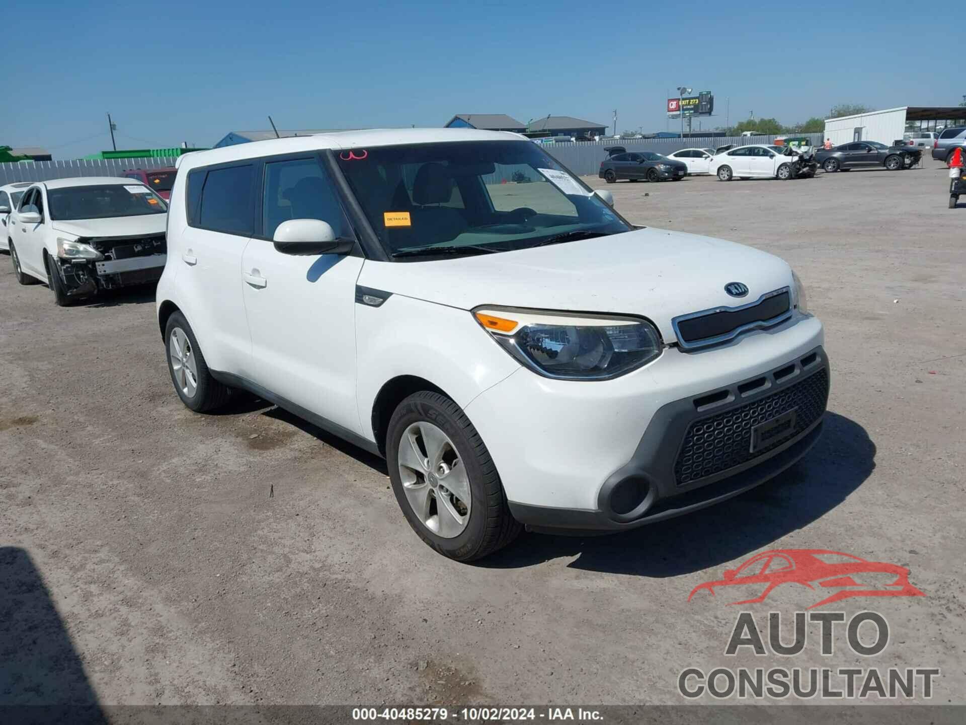 KIA SOUL 2014 - KNDJN2A20E7108795