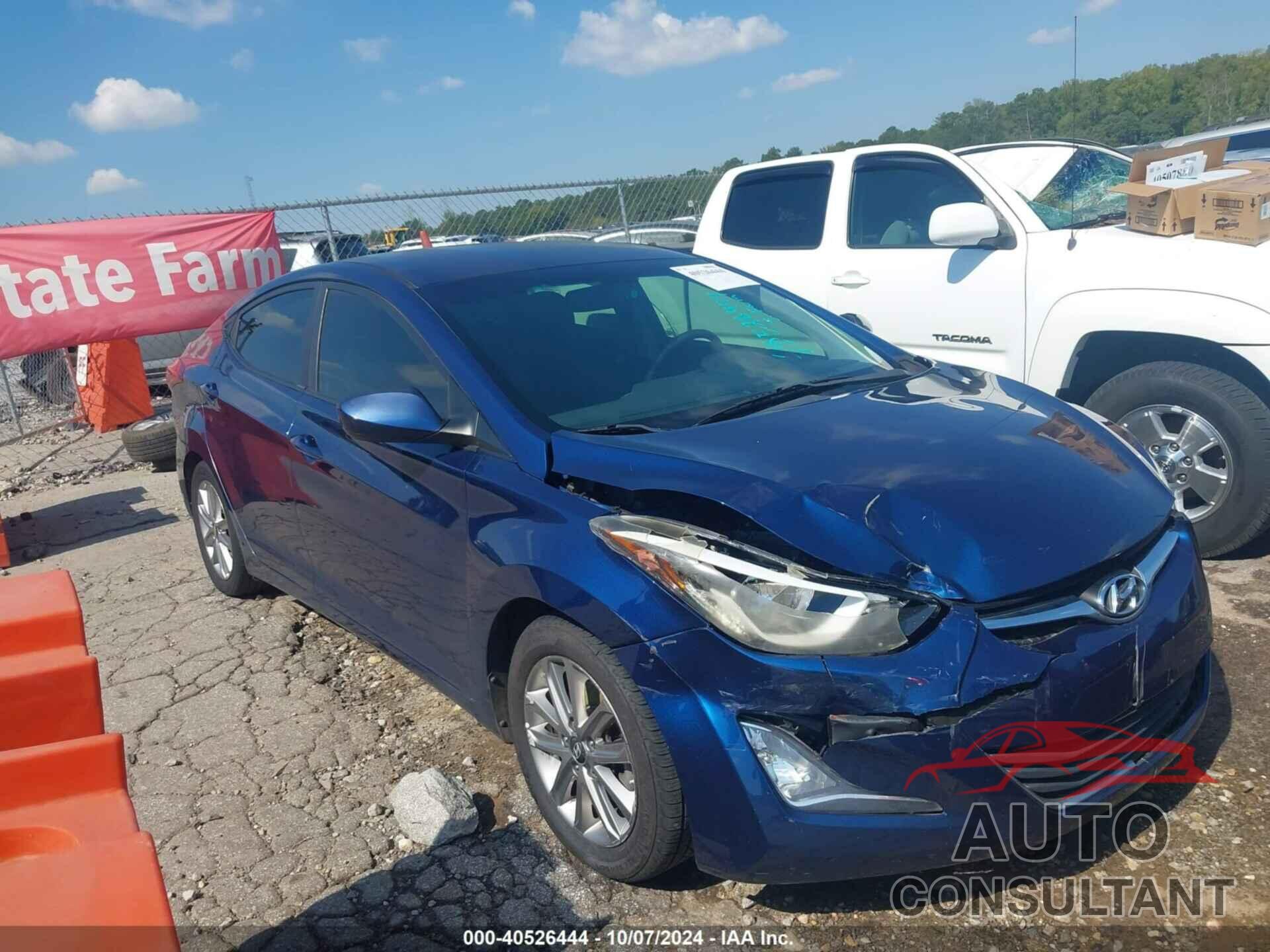 HYUNDAI ELANTRA 2015 - 5NPDH4AE9FH624824