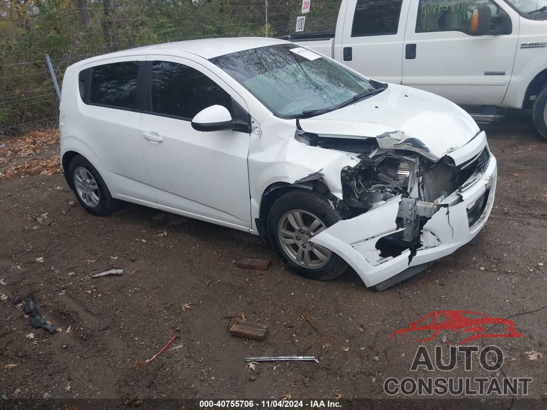CHEVROLET SONIC 2012 - 1G1JA6SH2C4229390