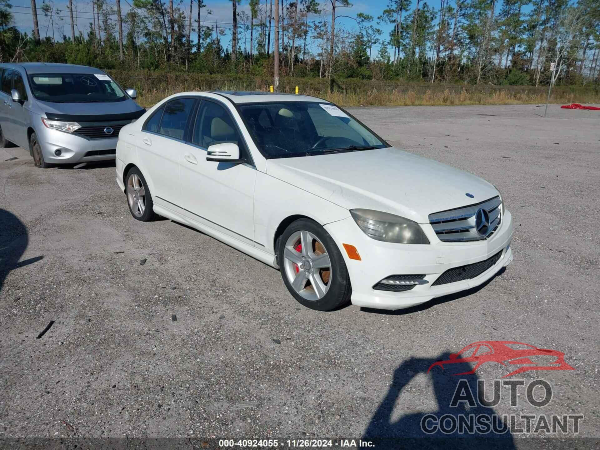 MERCEDES-BENZ C 300 2011 - WDDGF5EB1BA468679