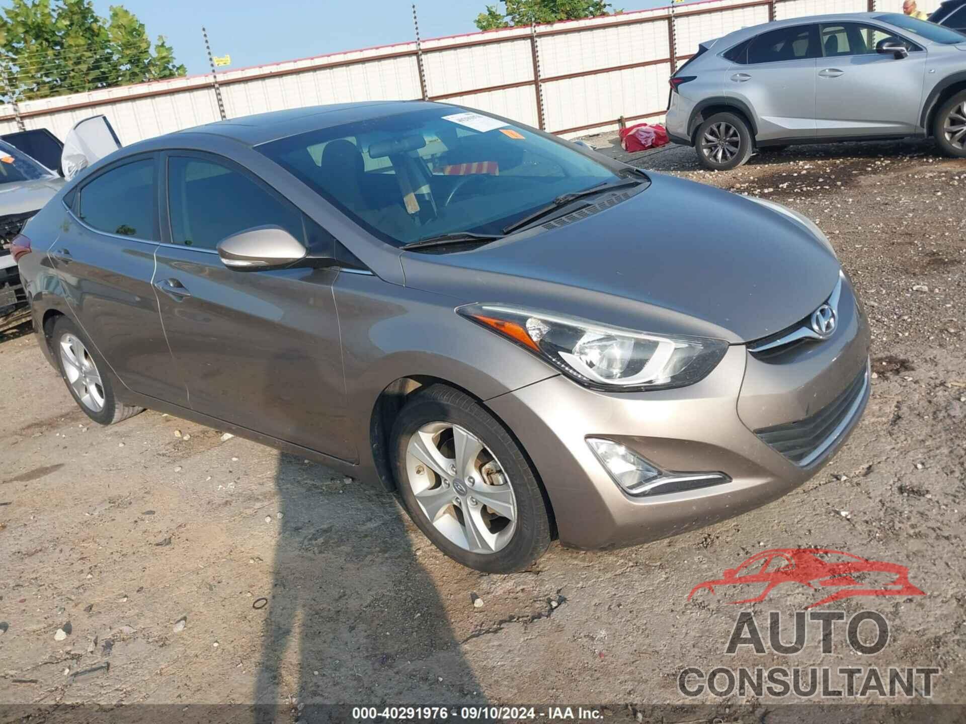 HYUNDAI ELANTRA 2016 - 5NPDH4AE1GH791048