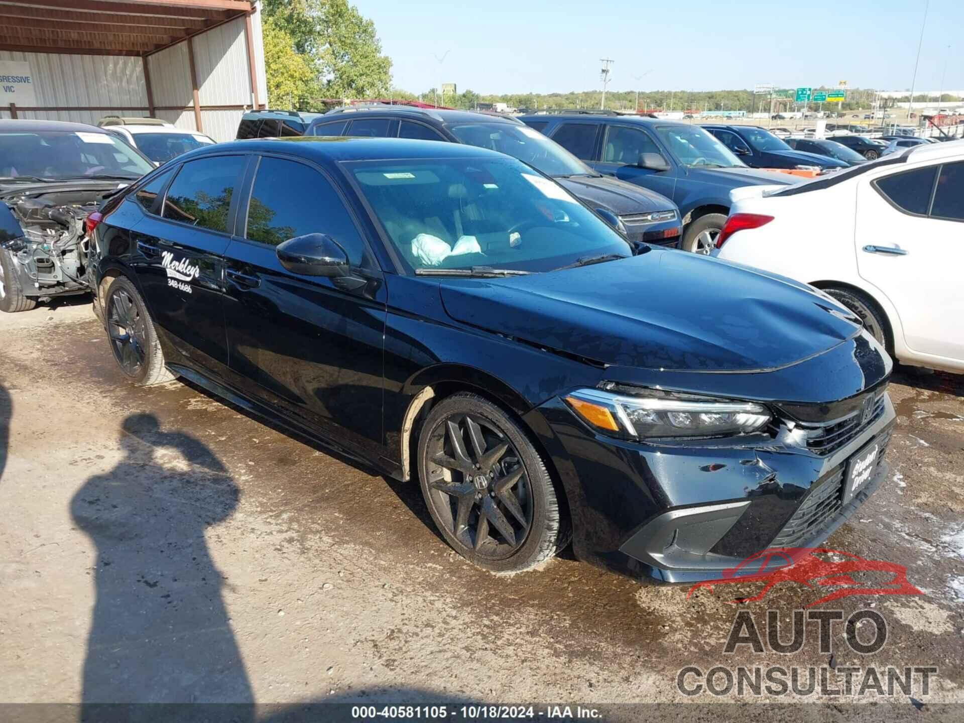 HONDA CIVIC 2022 - 2HGFE2F58NH593427