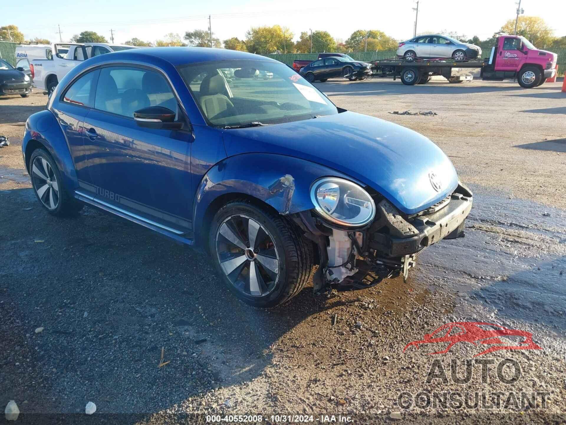 VOLKSWAGEN BEETLE 2013 - 3VW467AT2DM604828