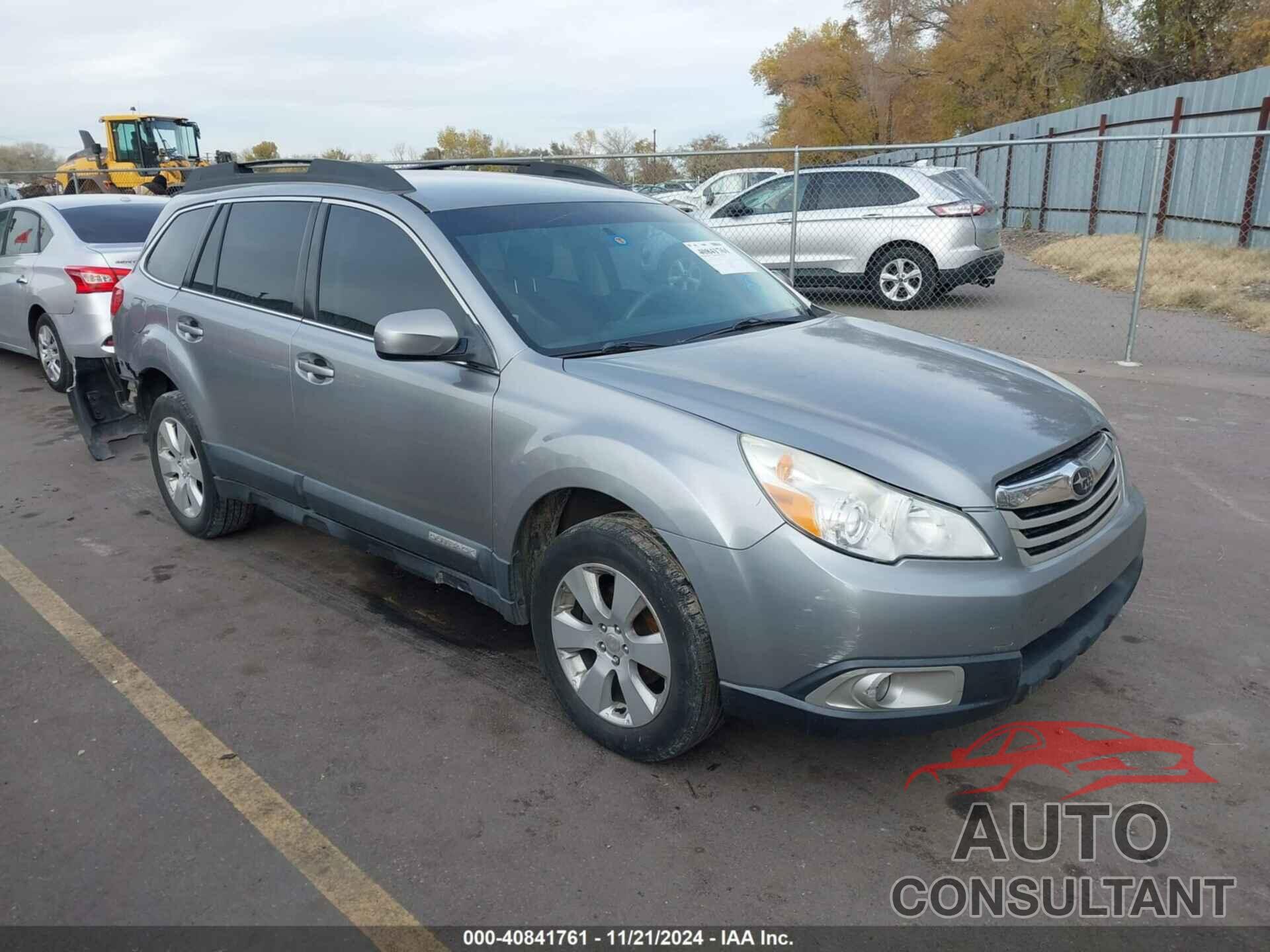 SUBARU OUTBACK 2011 - 4S4BRBCC5B3332562