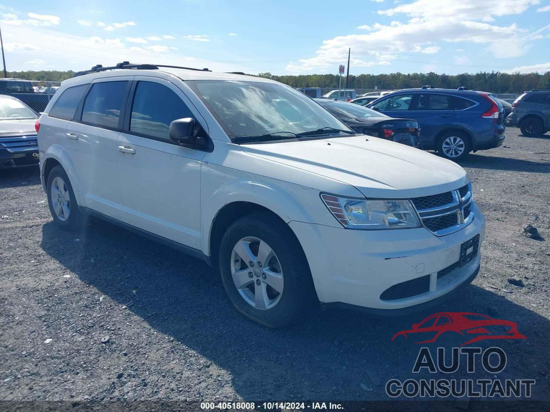 DODGE JOURNEY 2013 - 3C4PDCAB3DT610763