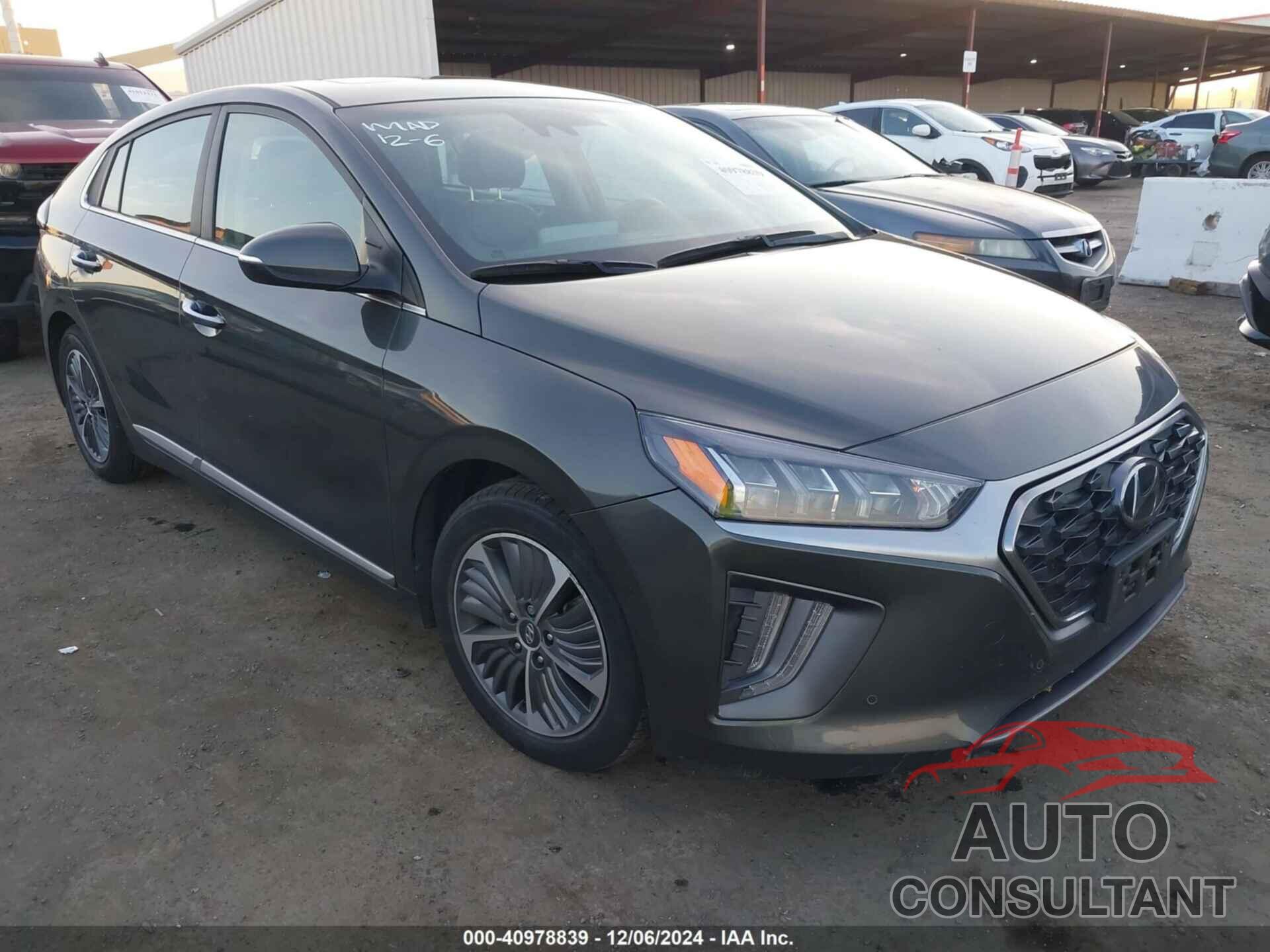 HYUNDAI IONIQ PLUG-IN HYBRID 2021 - KMHCX5LDXMU247640