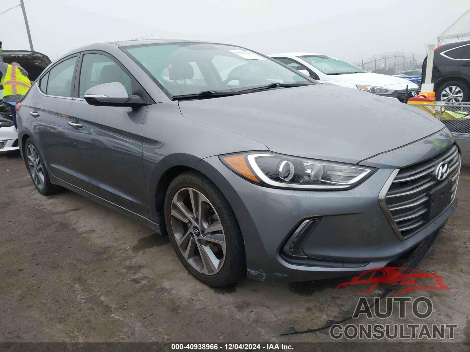 HYUNDAI ELANTRA 2017 - KMHD84LF2HU127558