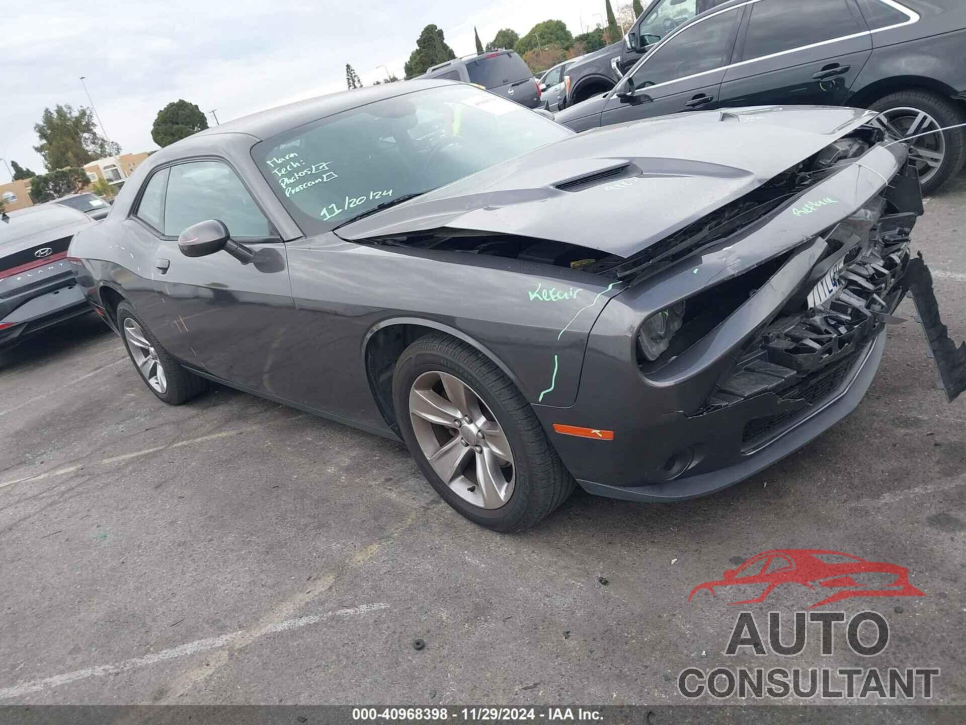 DODGE CHALLENGER 2016 - 2C3CDZAGXGH299492