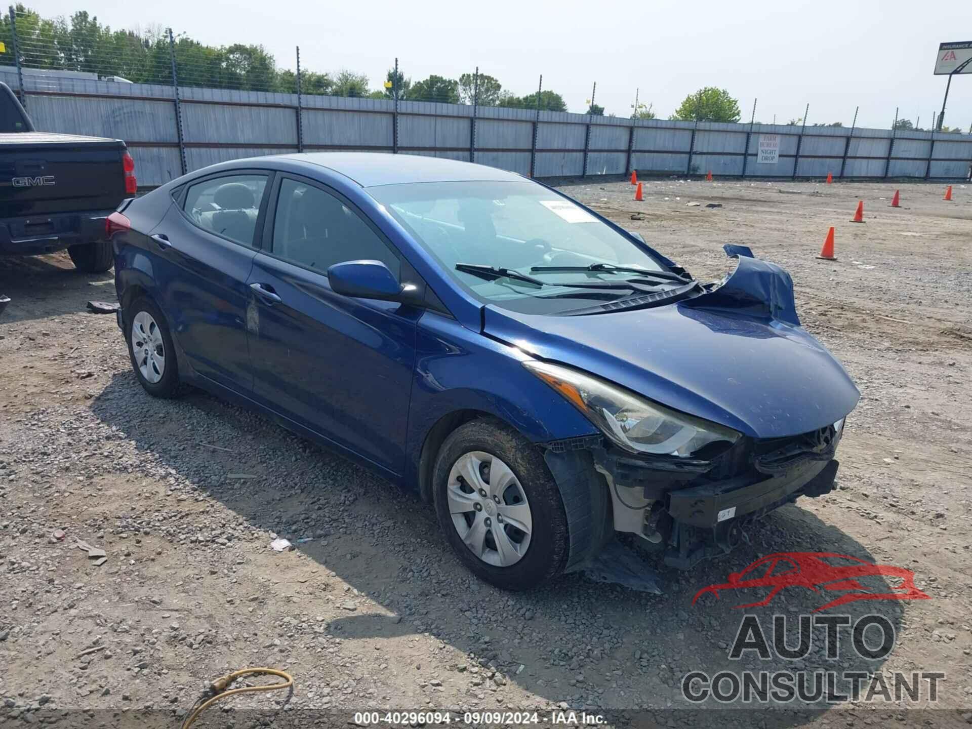 HYUNDAI ELANTRA 2016 - 5NPDH4AE3GH752106