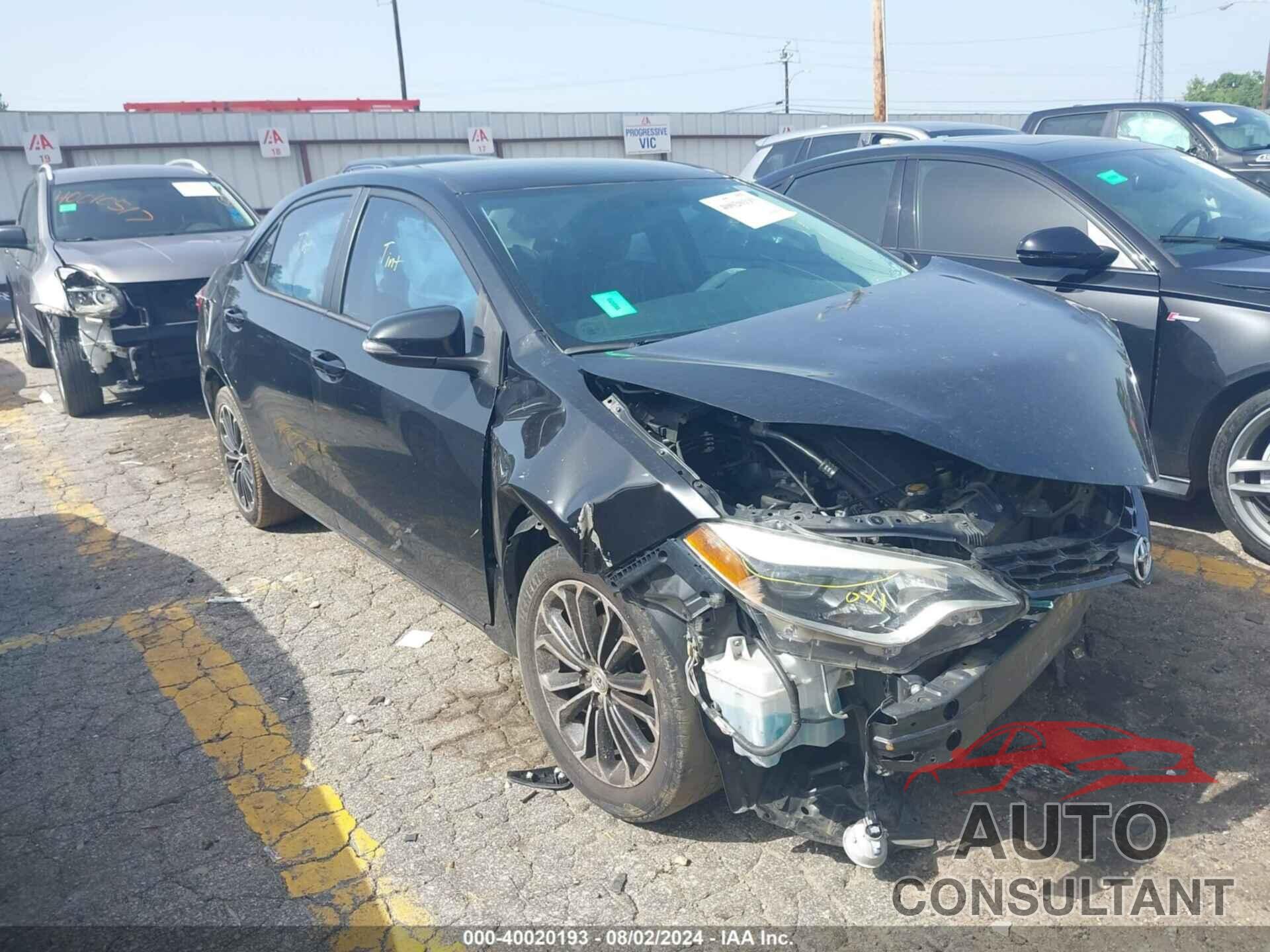 TOYOTA COROLLA 2016 - 2T1BURHE5GC628220