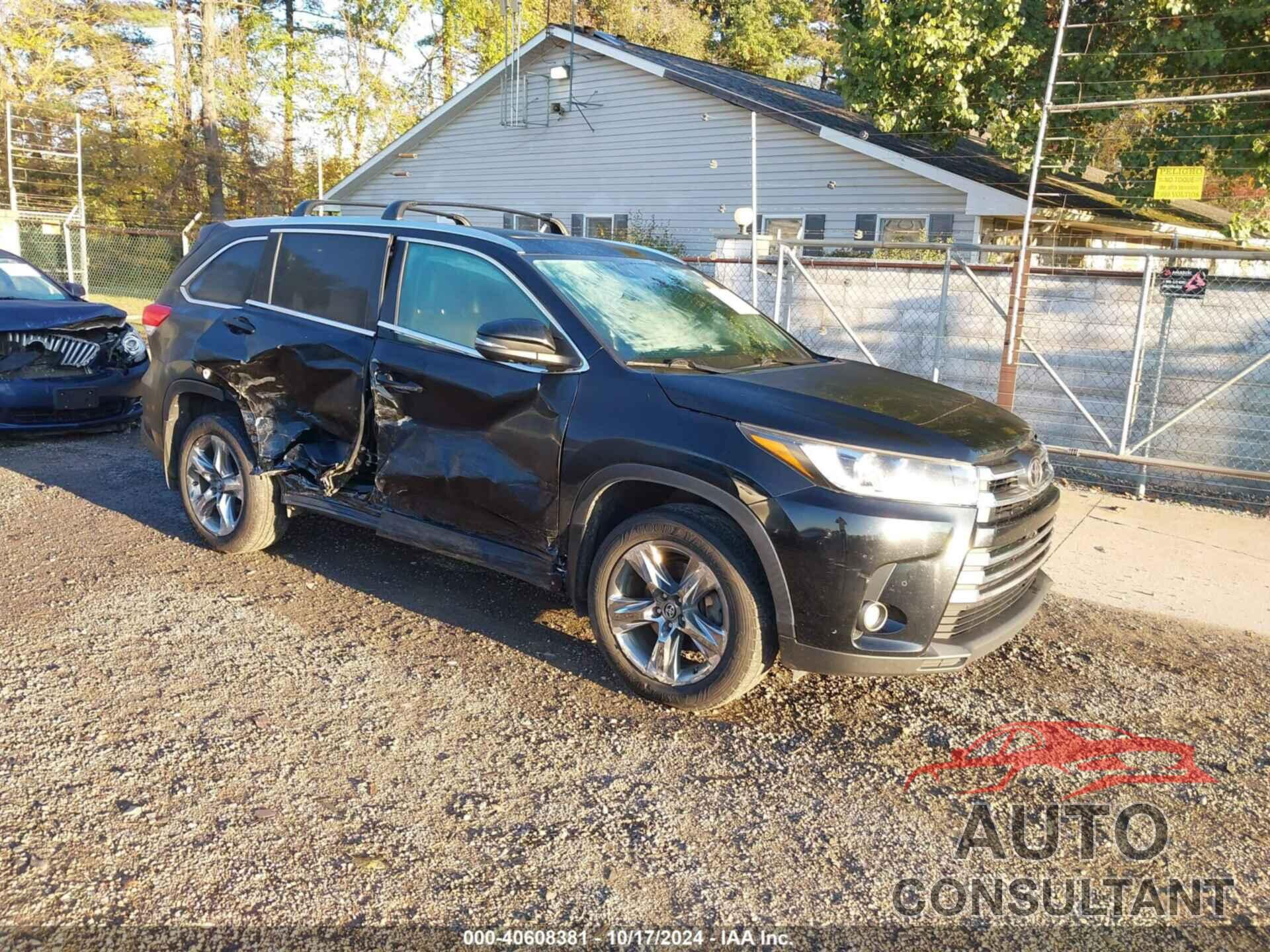 TOYOTA HIGHLANDER 2019 - 5TDDZRFH6KS735090