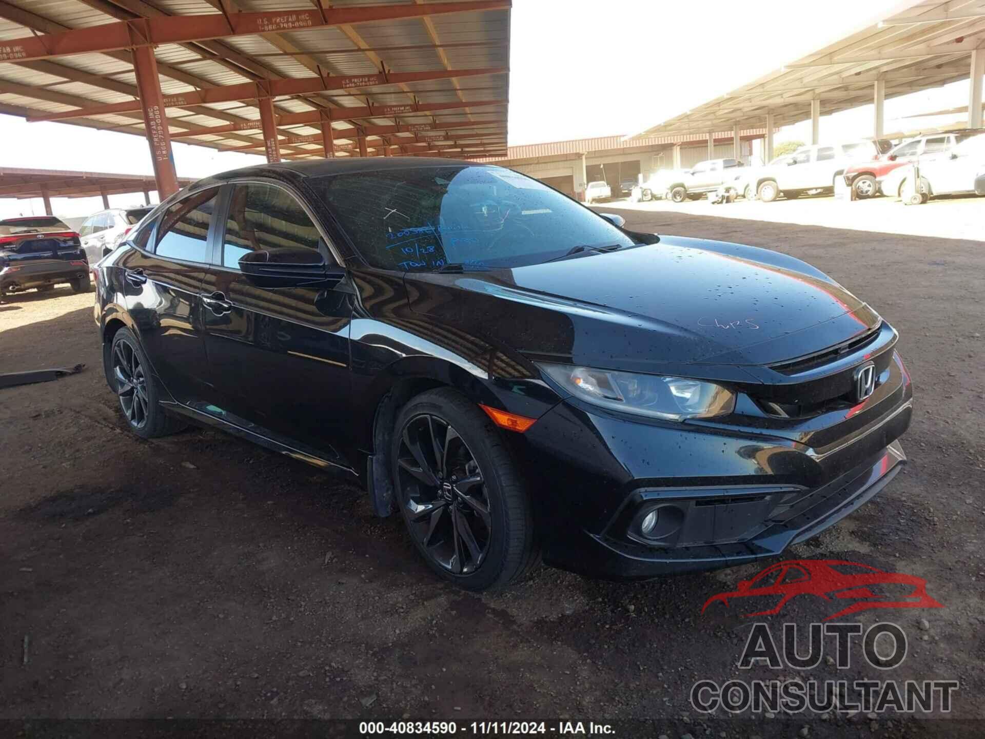 HONDA CIVIC 2019 - 19XFC2F87KE044162