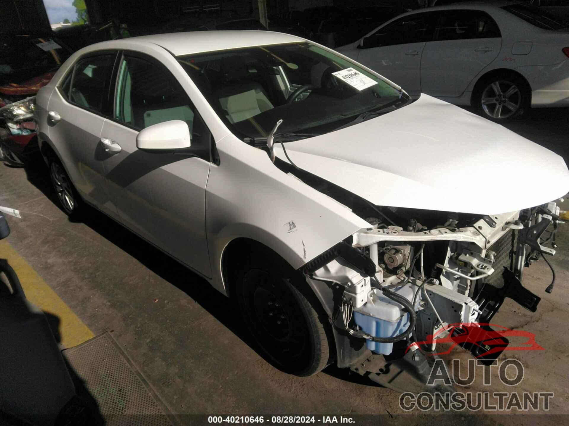 TOYOTA COROLLA 2018 - 2T1BURHE9JC100462